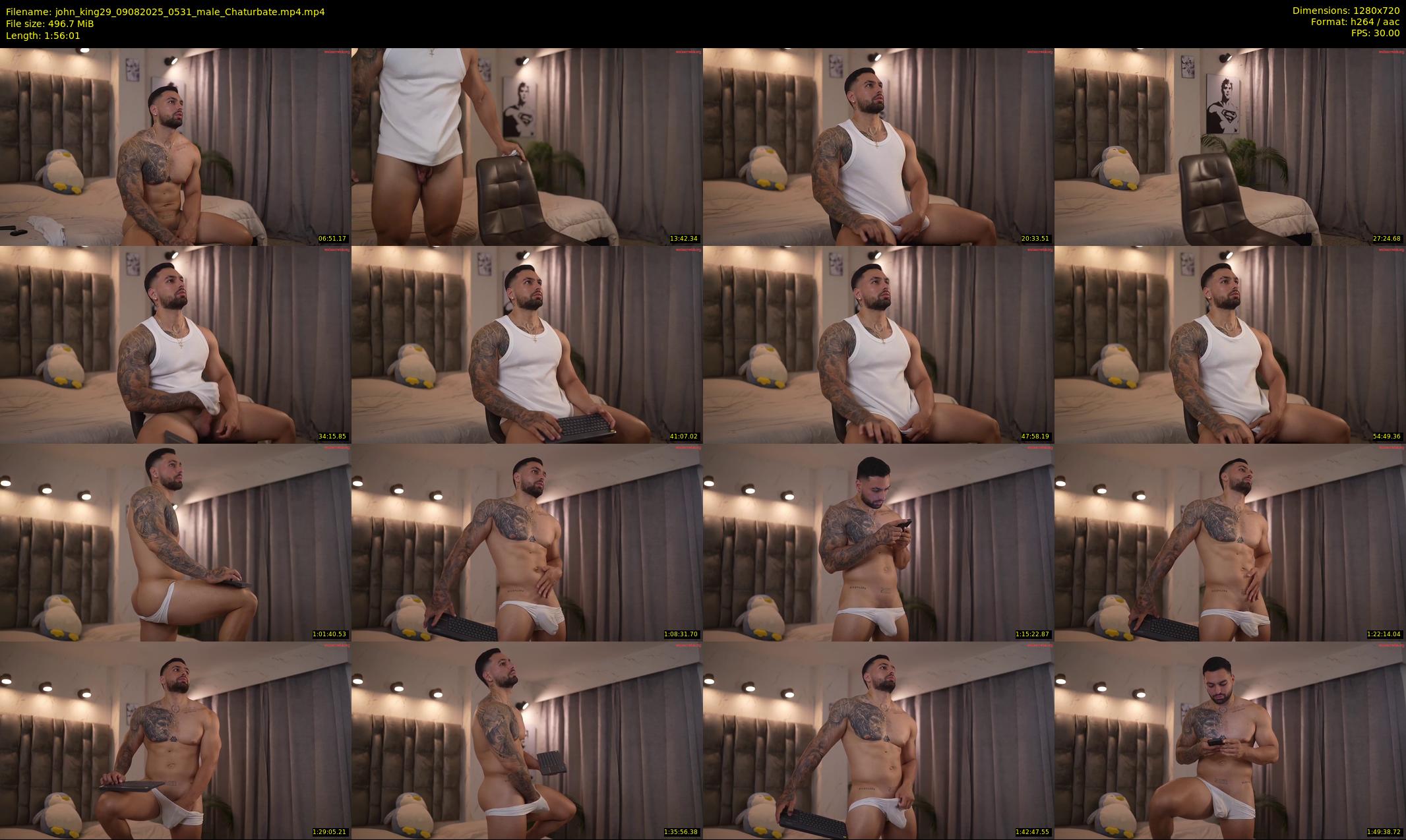 john_king29 — 117 minute Chaturbate male cam show recording, 720p, Aug 9, 2025