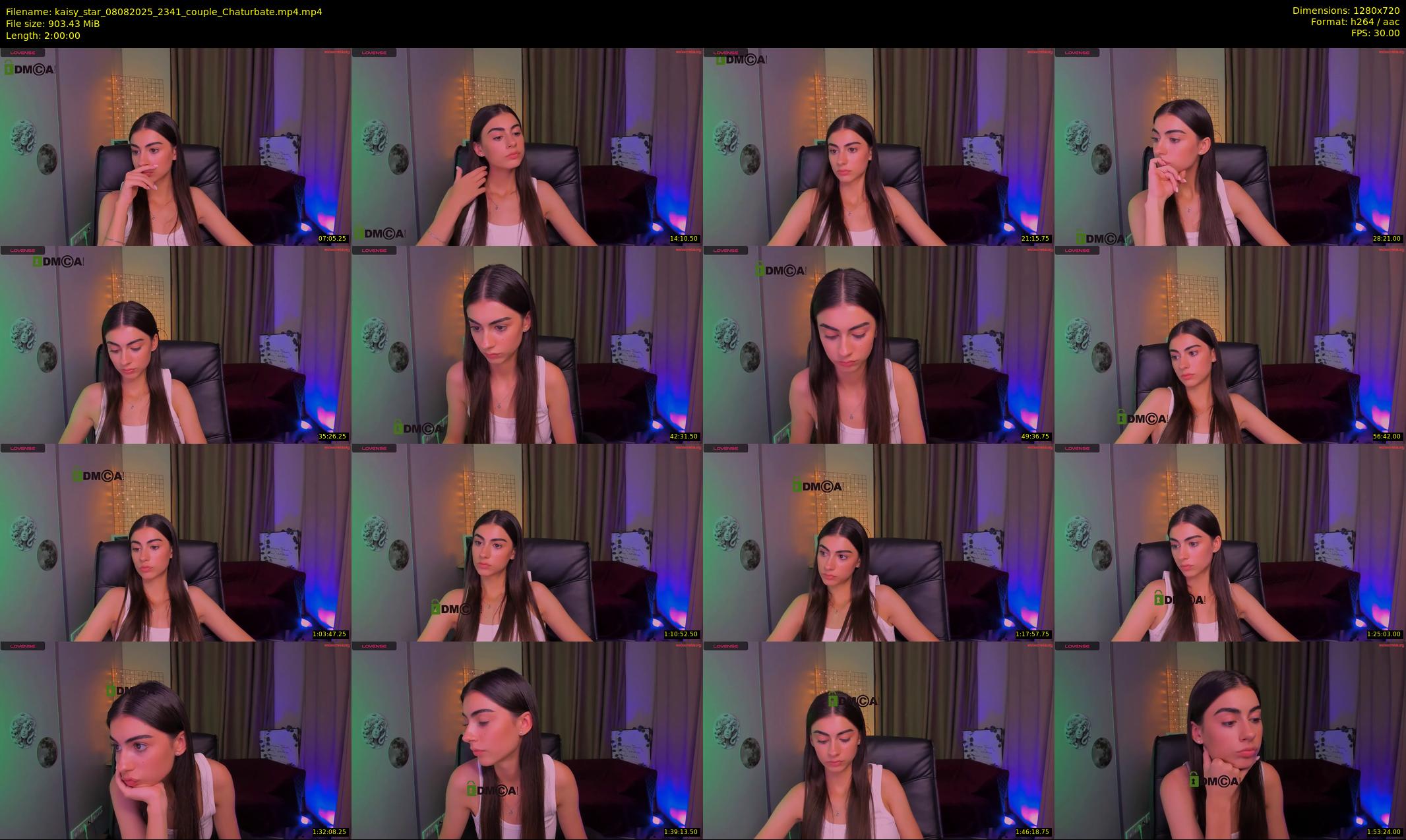 kaisy_star — 120 minute Chaturbate female cam show recording, 720p, Aug 8, 2025