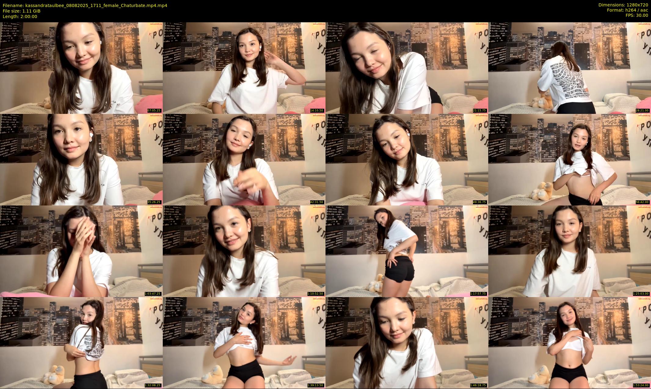 kassandrataulbee — 120 minute Chaturbate female cam show recording, 720p, Aug 8, 2025