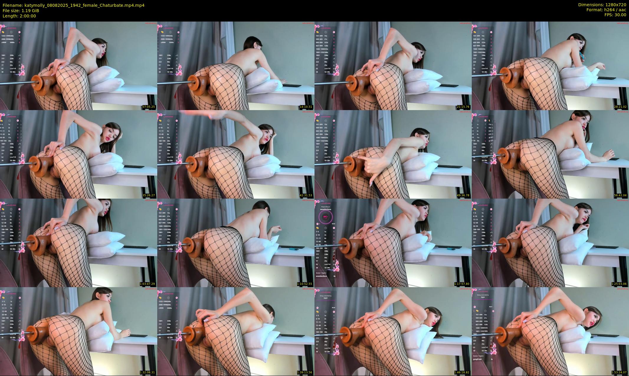 katymolly — 120 minute Chaturbate female cam show recording, 720p, Aug 8, 2025