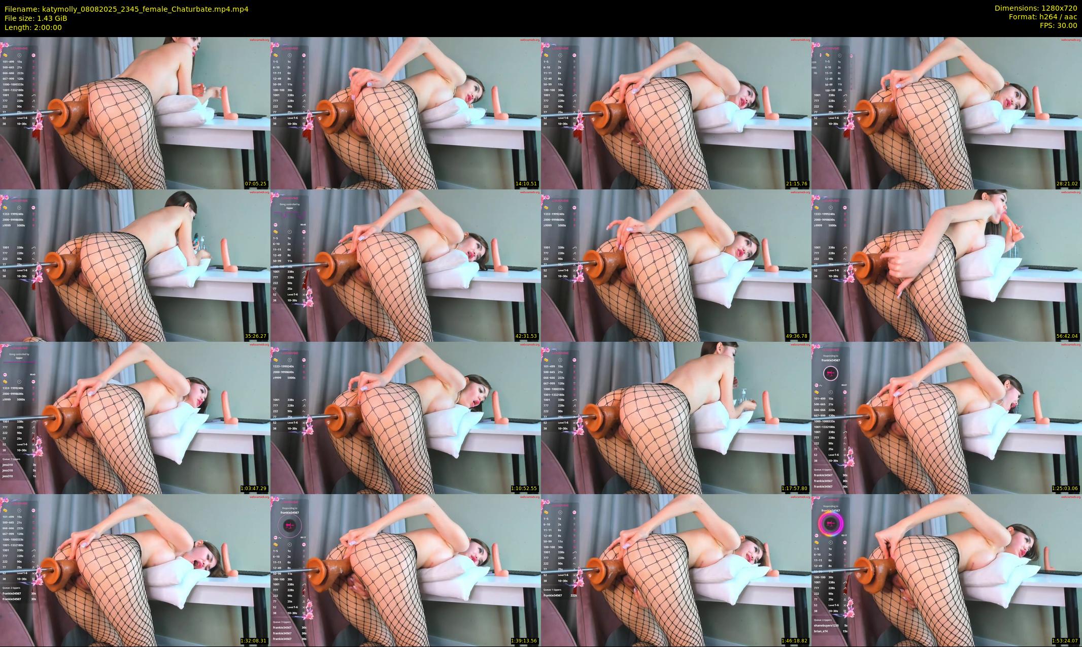 katymolly — 120 minute Chaturbate female cam show recording, 720p, Aug 8, 2025