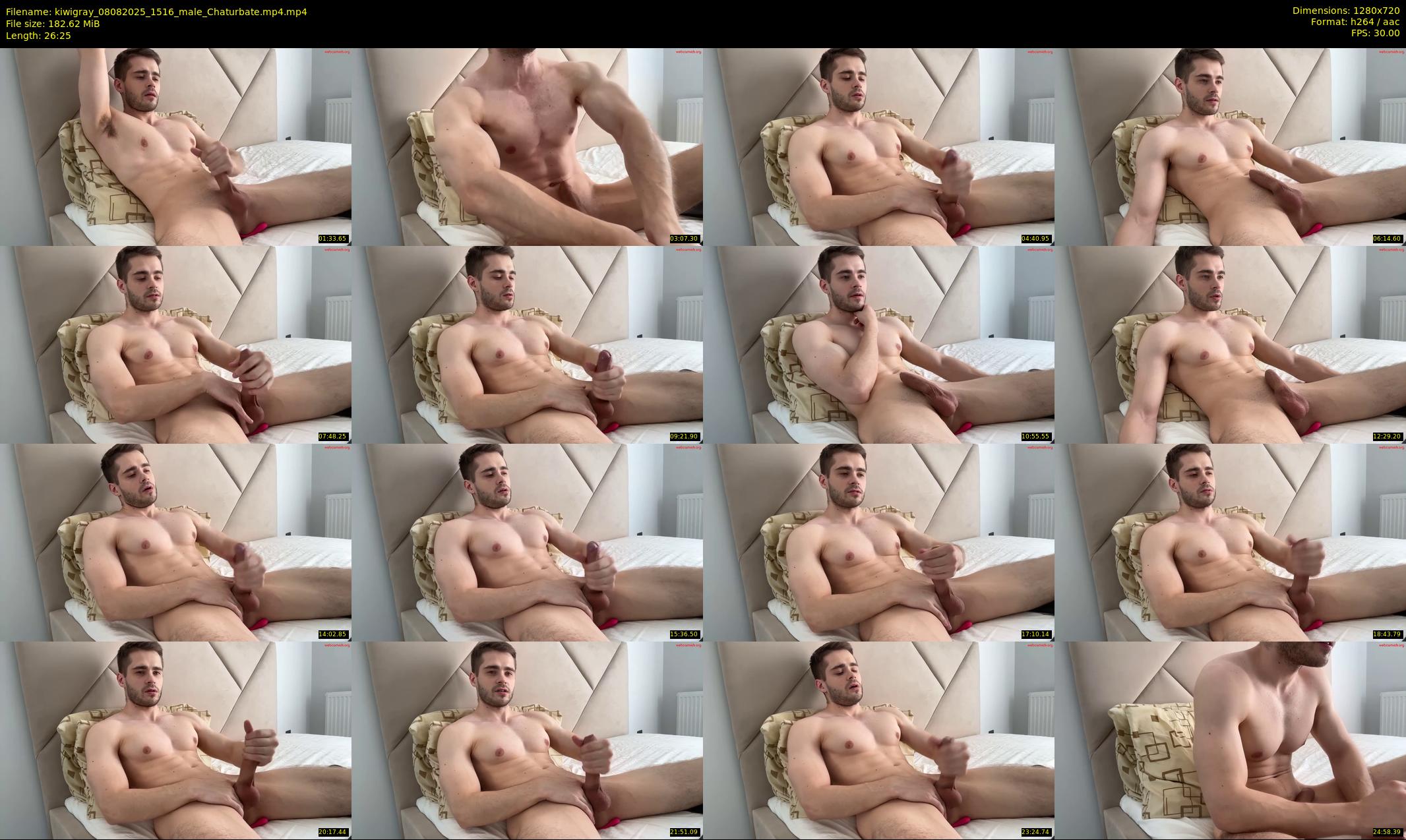 kiwigray — 27 minute Chaturbate male cam show recording, 720p, Aug 8, 2025