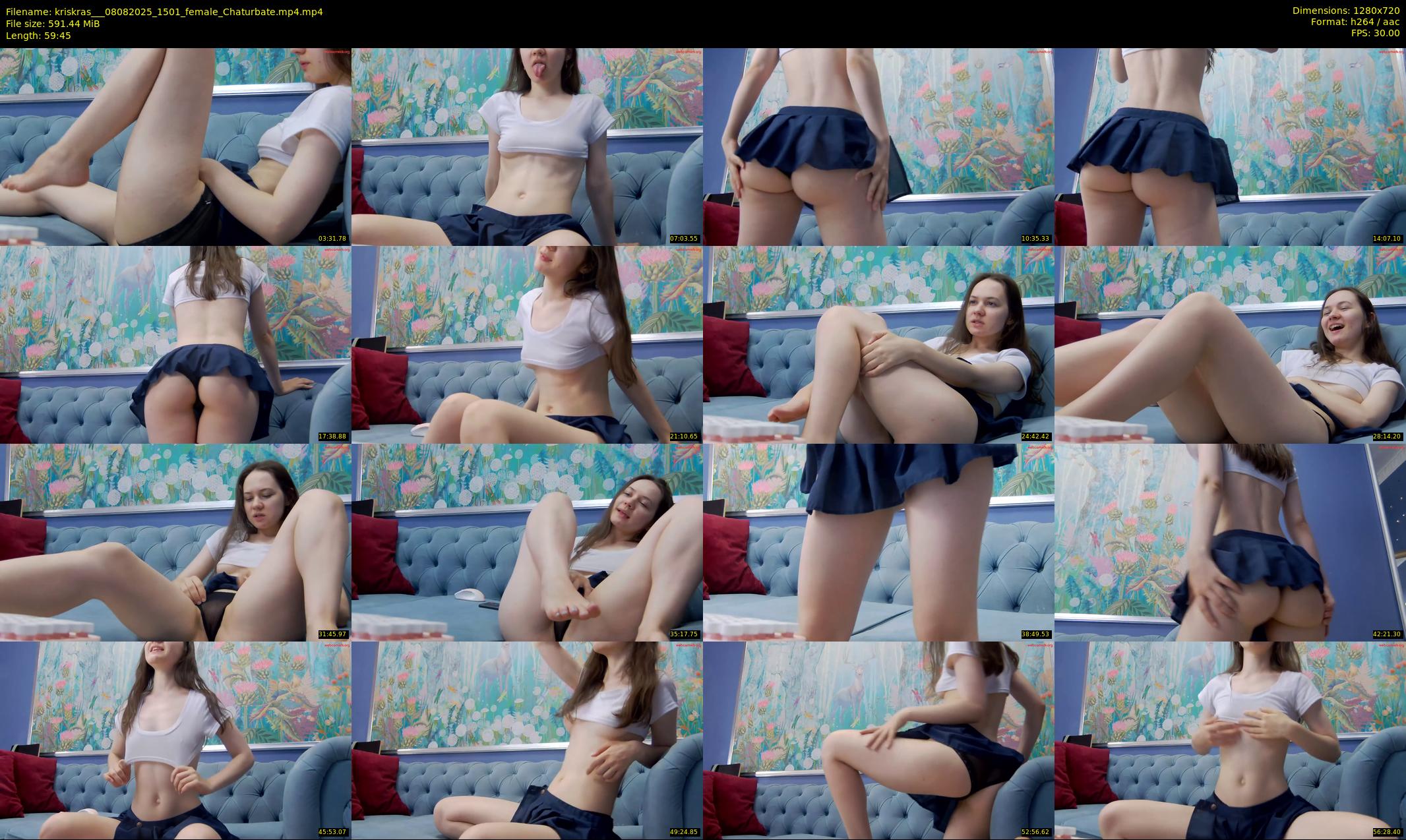 kriskras__ — 60 minute Chaturbate female cam show recording, 720p, Aug 8, 2025