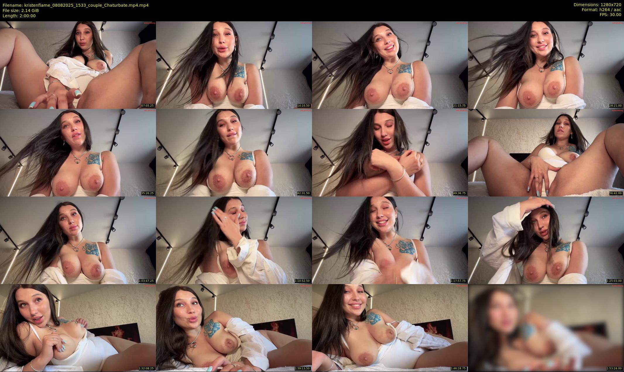 kristenflame — 120 minute Chaturbate couple cam show recording, 720p, Aug 8, 2025