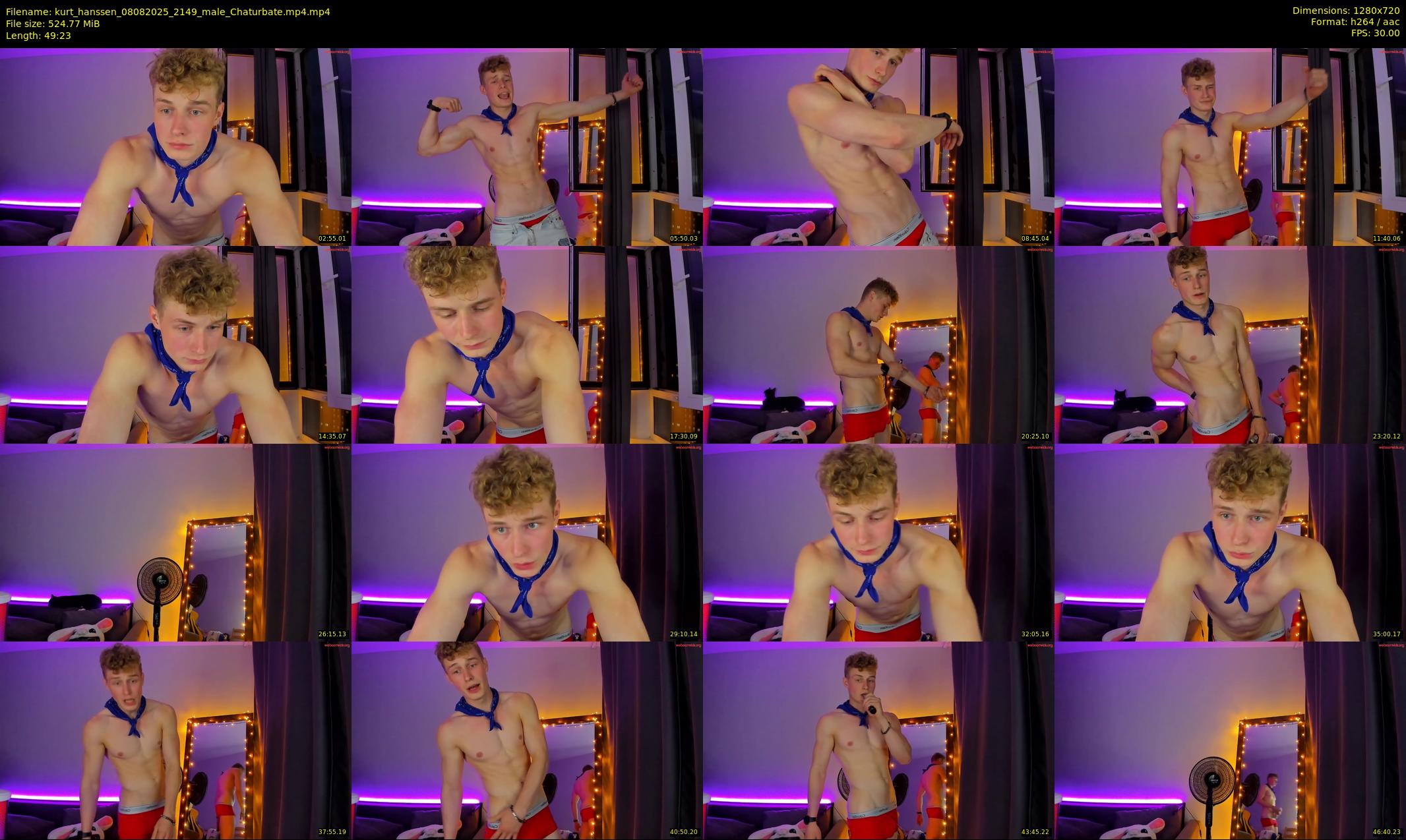 kurt_hanssen — 50 minute Chaturbate male cam show recording, 720p, Aug 8, 2025