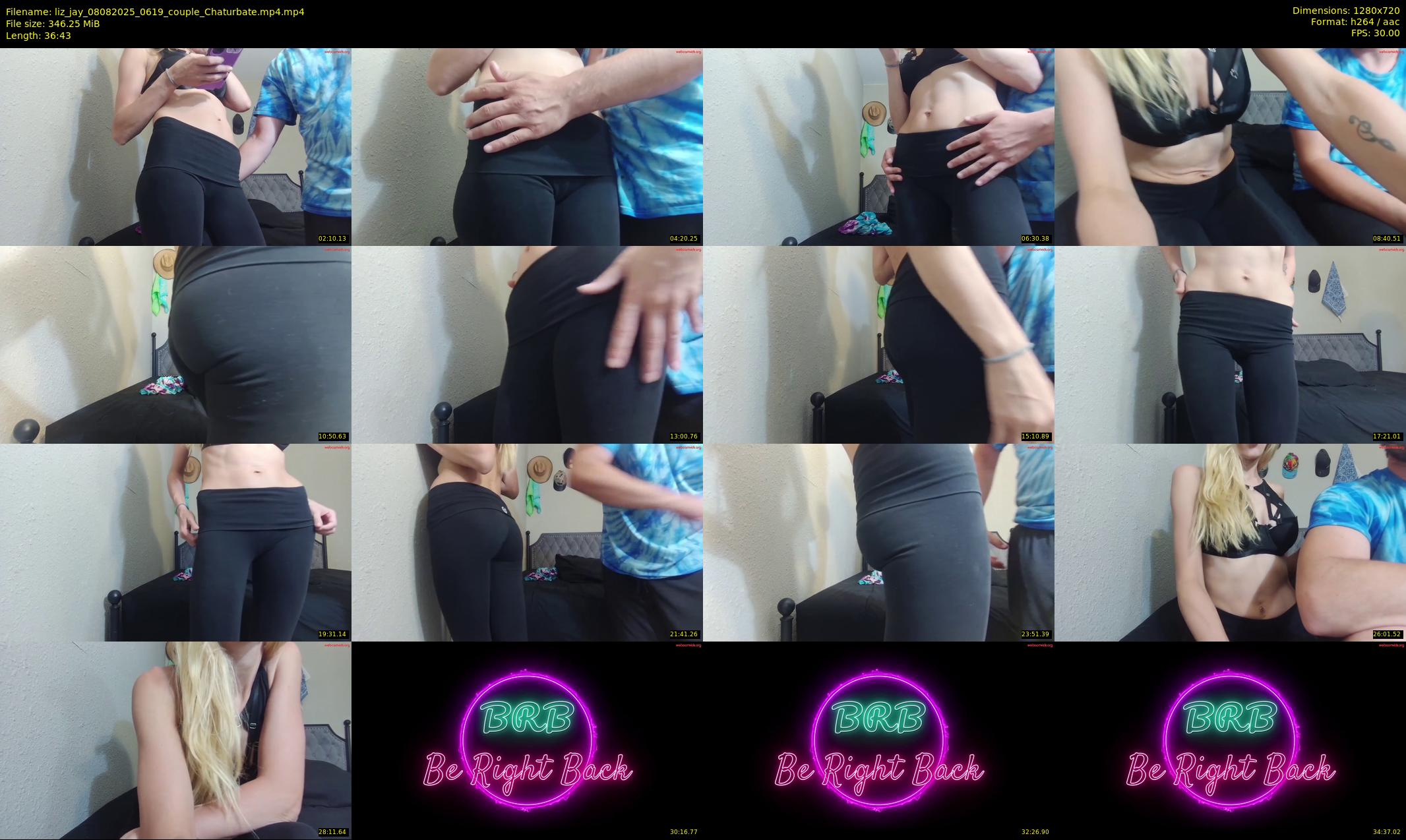 liz_jay — 37 minute Chaturbate couple cam show recording, 720p, Aug 8, 2025