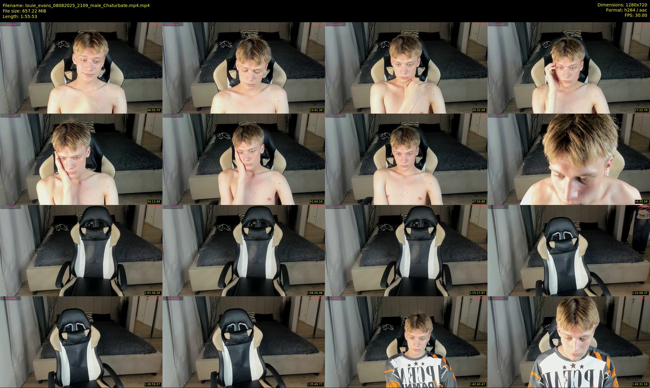 louie_evans — 116 minute Chaturbate male cam show recording, 720p, Aug 8, 2025