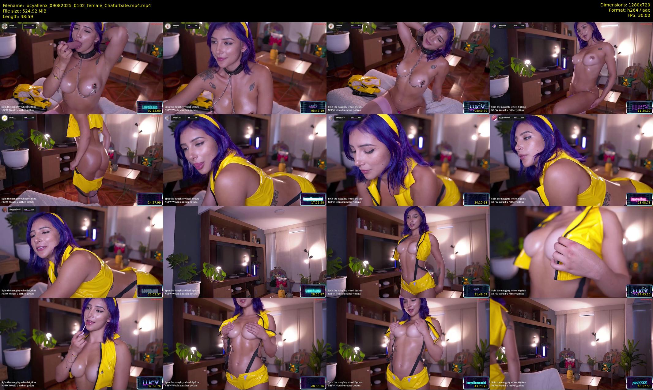 lucyallenx — 49 minute Chaturbate female cam show recording, 720p, Aug 9, 2025