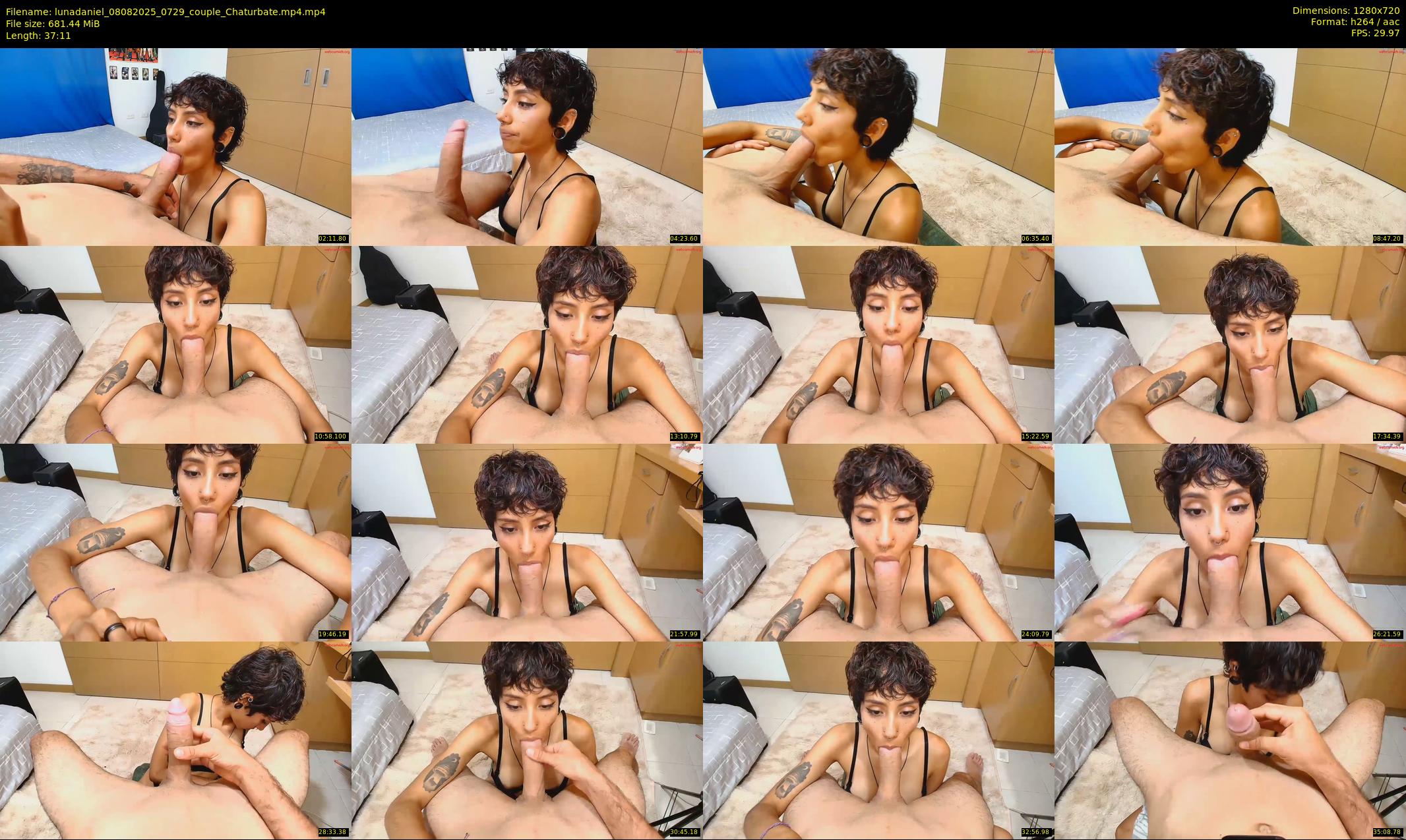lunadaniel — 38 minute Chaturbate couple cam show recording, 720p, Aug 8, 2025