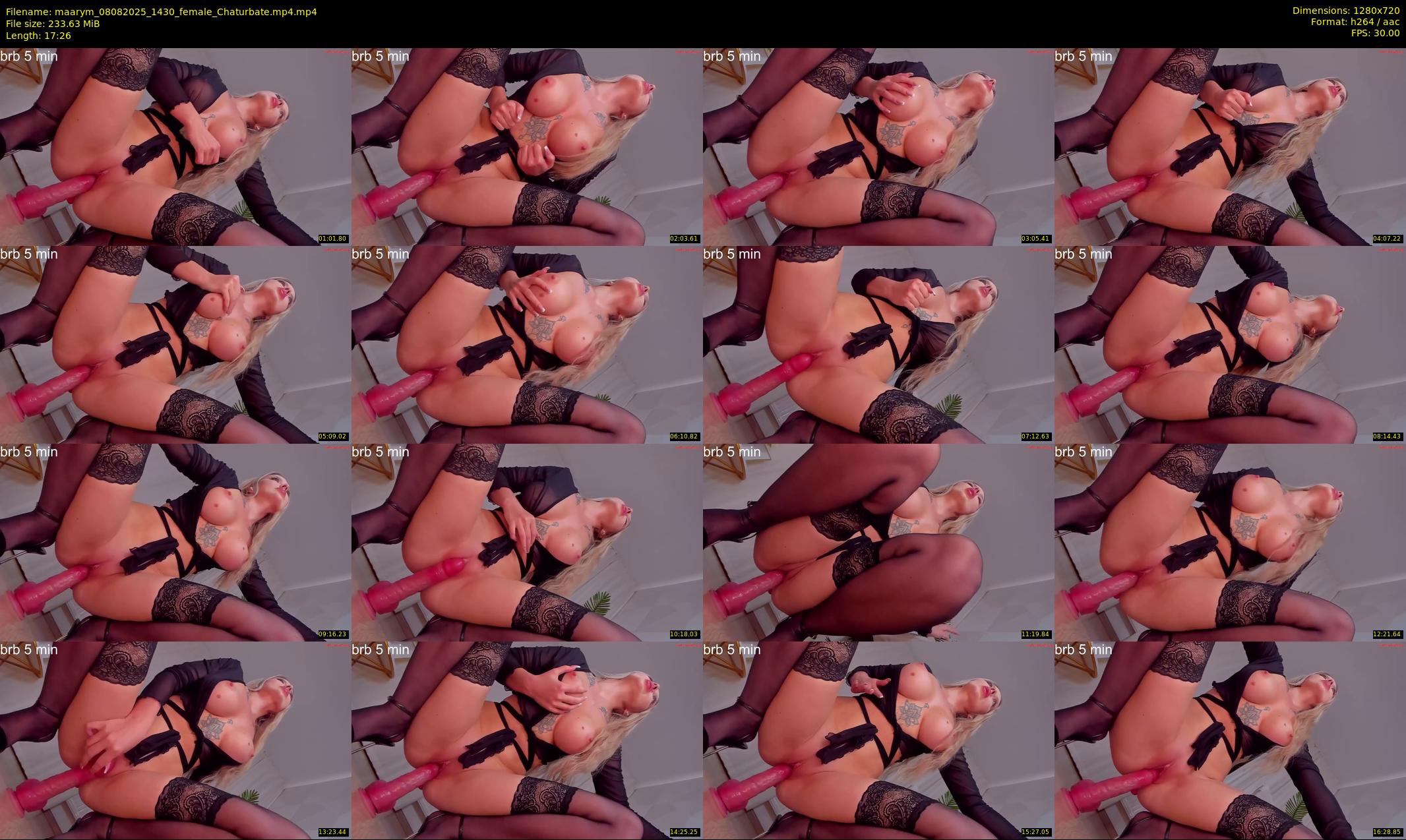 maarym — 18 minute Chaturbate couple cam show recording, 720p, Aug 8, 2025