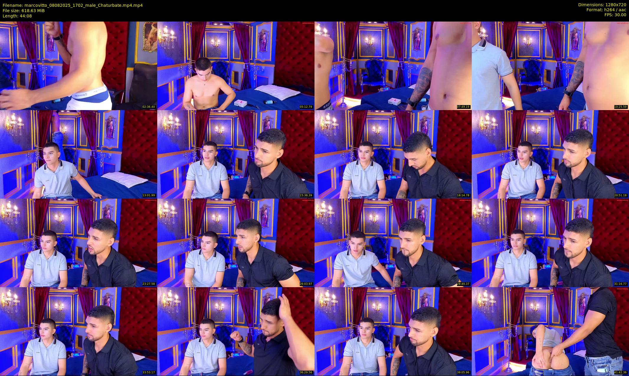 marcovitto — 45 minute Chaturbate couple cam show recording, 720p, Aug 8, 2025