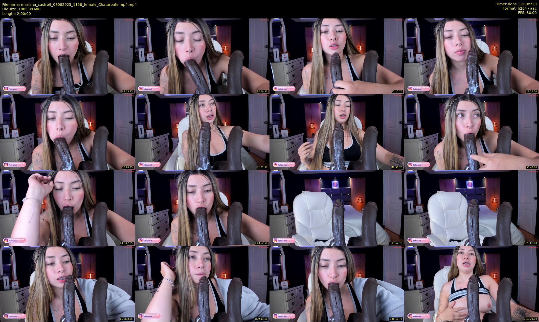 mariana_castro9 — 120 minute Chaturbate female cam show recording, 720p, Aug 8, 2025