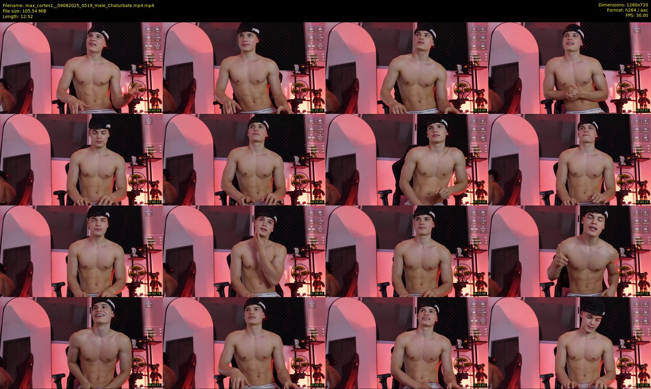 max_cortes1_ — 13 minute Chaturbate male cam show recording, 720p, Aug 9, 2025