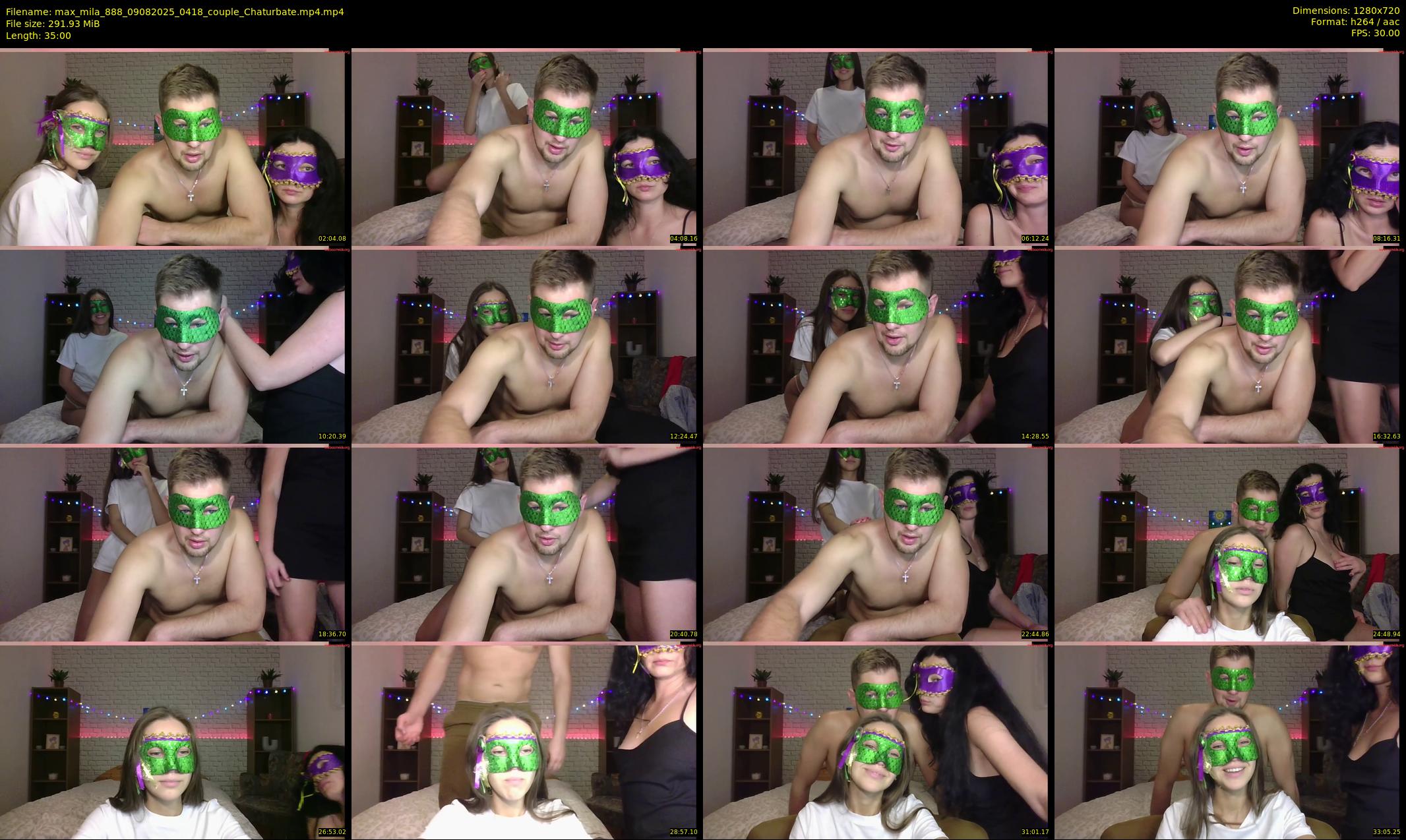 max_mila_888 — 35 minute Chaturbate couple cam show recording, 720p, Aug 9, 2025