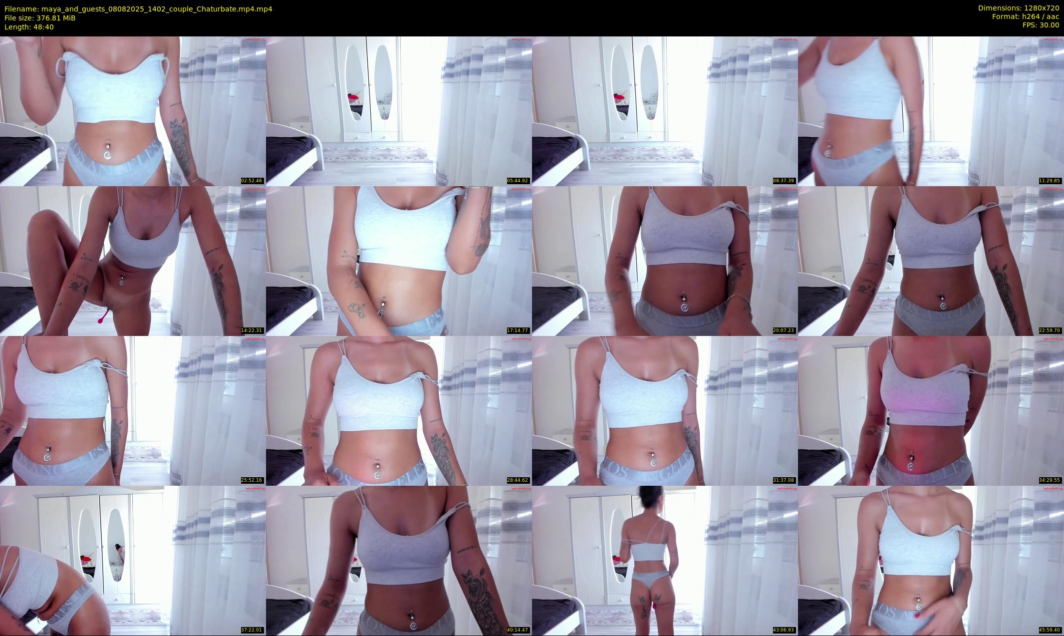 maya_and_guests — 49 minute Chaturbate couple cam show recording, 720p, Aug 8, 2025