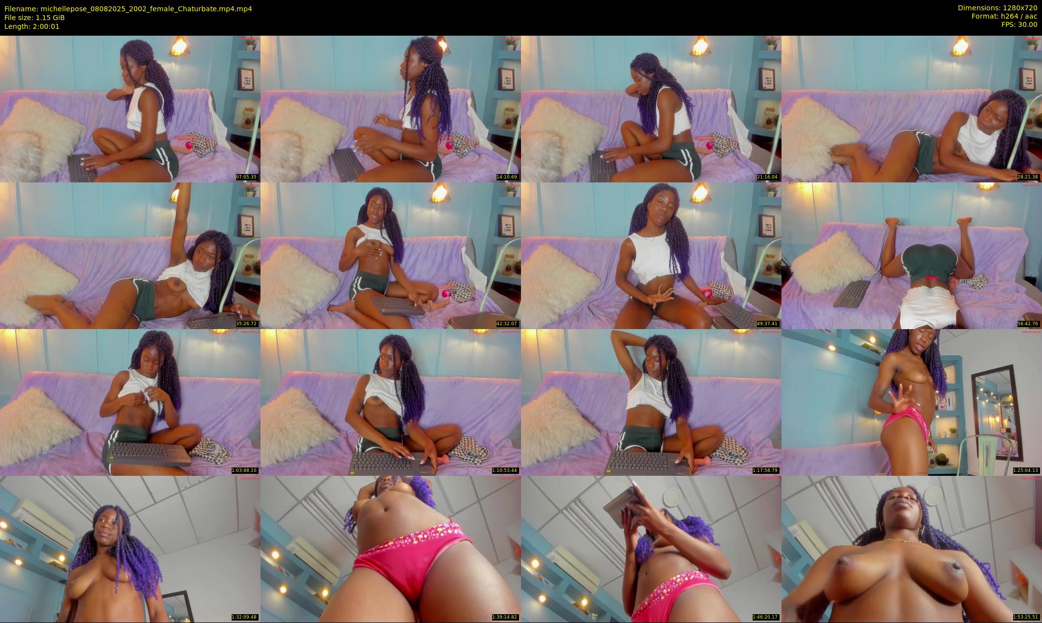 michellepose — 121 minute Chaturbate female cam show recording, 720p, Aug 8, 2025
