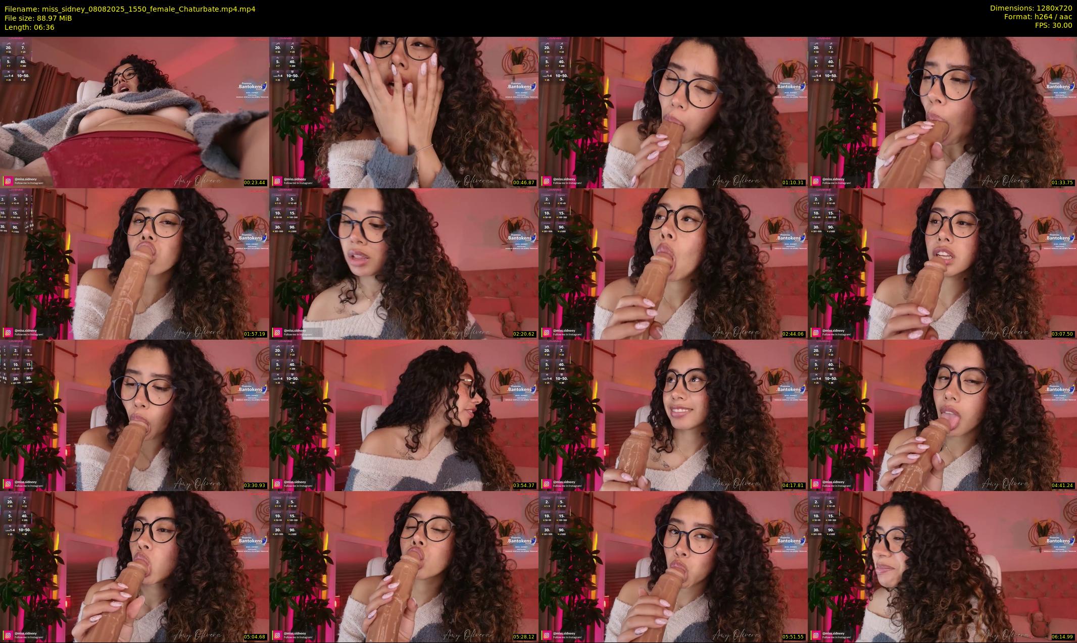 miss_sidney — 7 minute Chaturbate female cam show recording, 720p, Aug 8, 2025