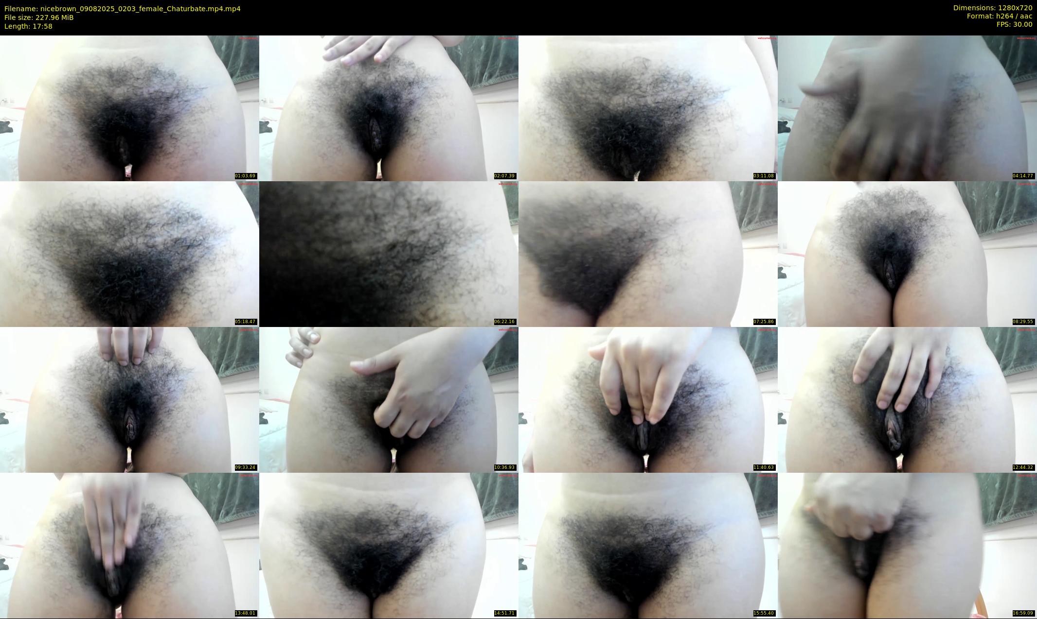 nicebrown — 18 minute Chaturbate female cam show recording, 720p, Aug 9, 2025