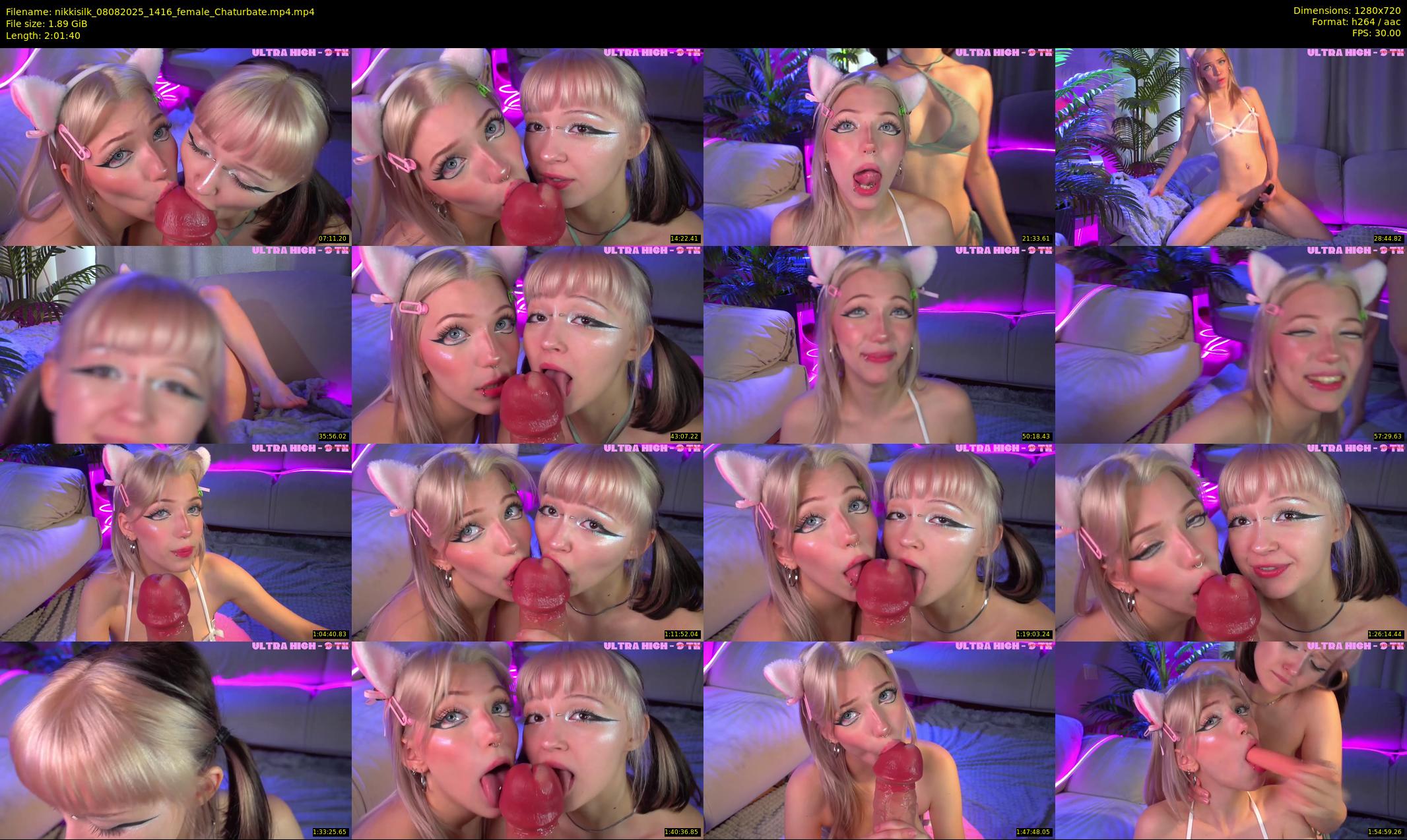 nikkisilk — 122 minute Chaturbate female cam show recording, 720p, Aug 8, 2025