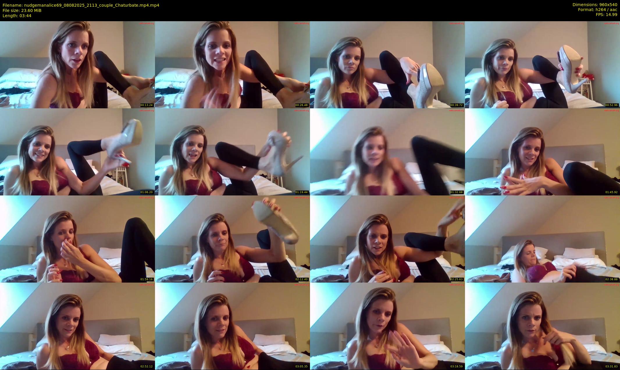 nudgemanalice69 — 4 minute Chaturbate couple cam show recording, 480p, Aug 8, 2025