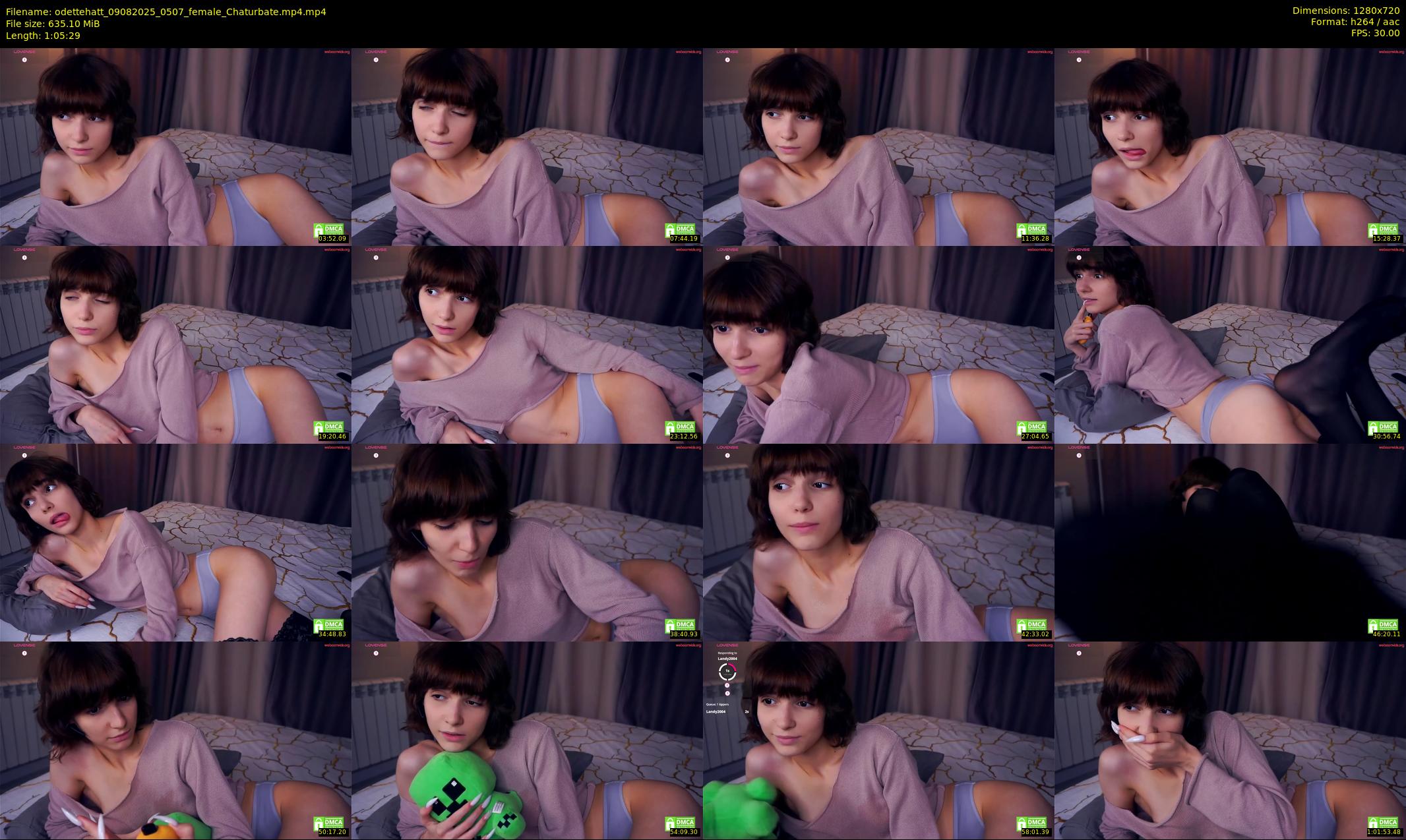odettehatt — 66 minute Chaturbate female cam show recording, 720p, Aug 9, 2025