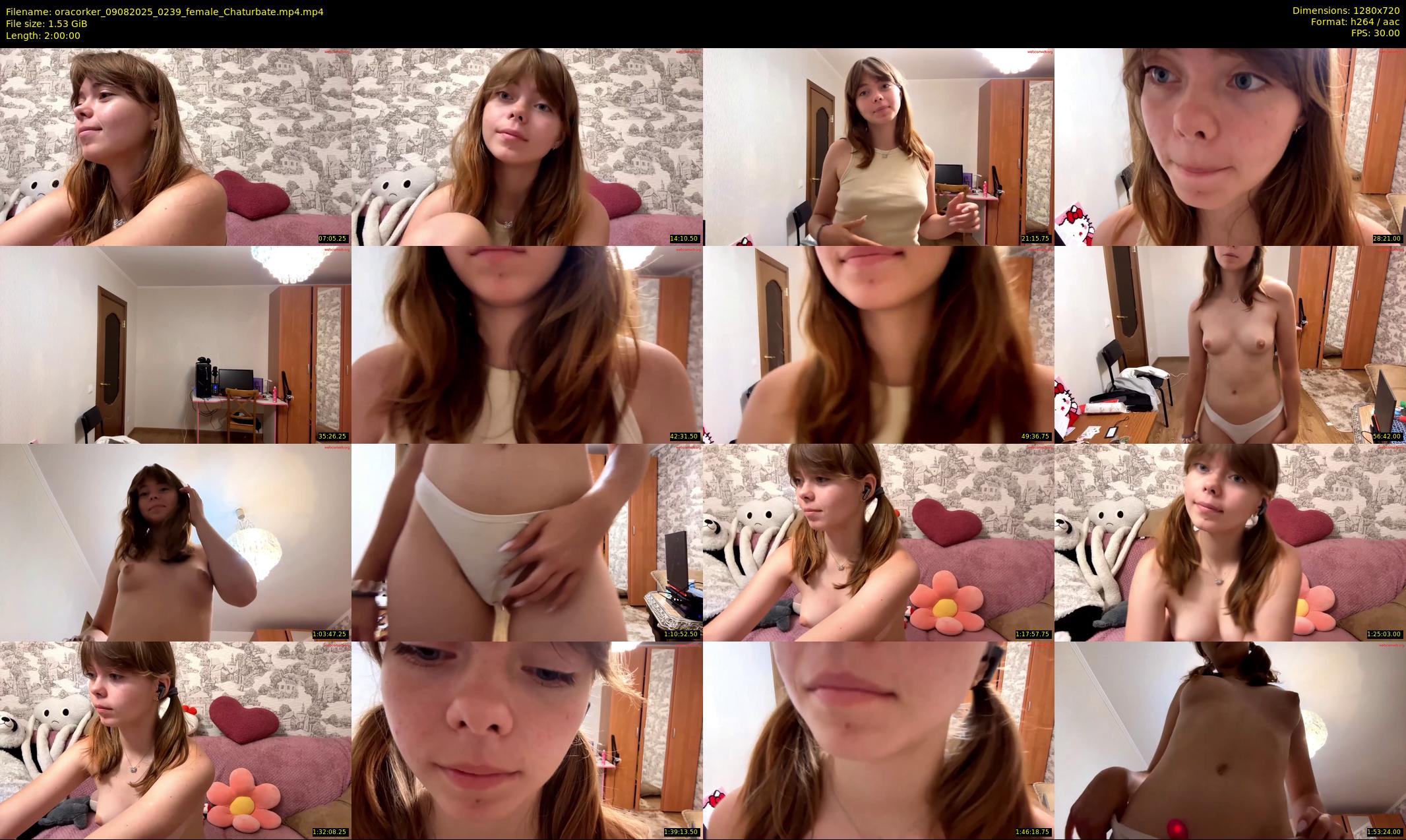 oracorker — 120 minute Chaturbate female cam show recording, 720p, Aug 9, 2025