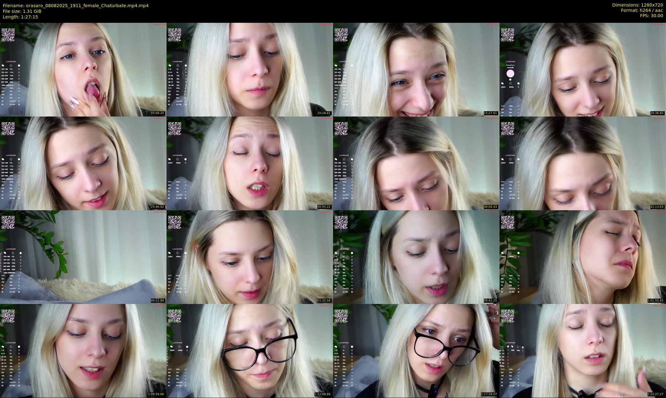 orasaro — 88 minute Chaturbate female cam show recording, 720p, Aug 8, 2025
