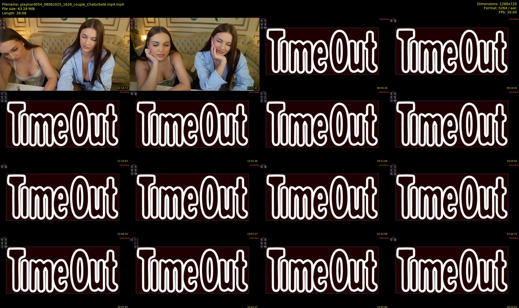 playhard054 — 40 minute Chaturbate couple cam show recording, 720p, Aug 8, 2025