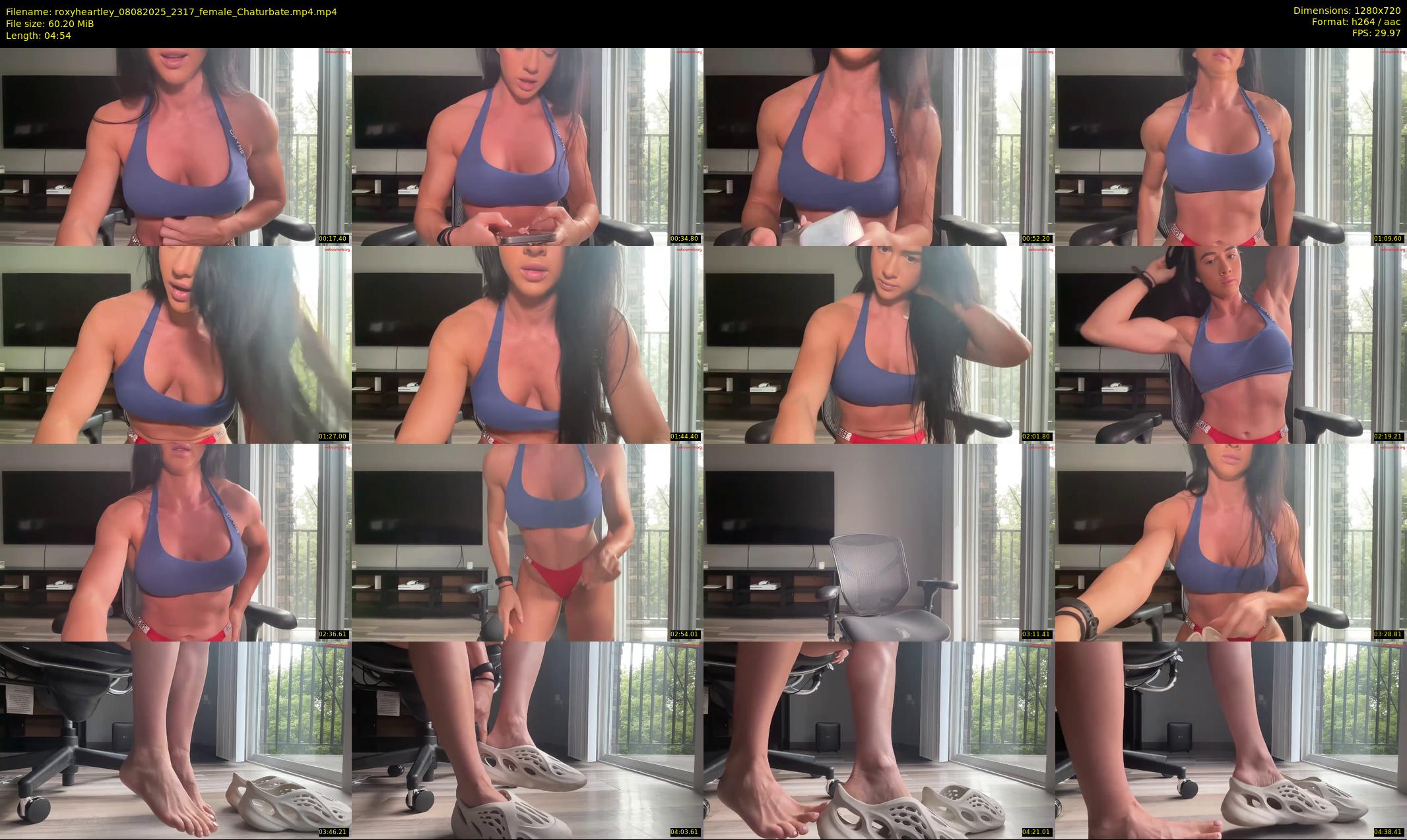 roxyheartley — 5 minute Chaturbate female cam show recording, 720p, Aug 8, 2025