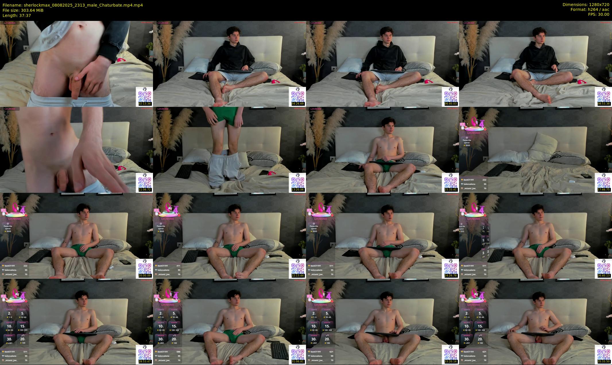 sherlockmax — 38 minute Chaturbate male cam show recording, 720p, Aug 8, 2025