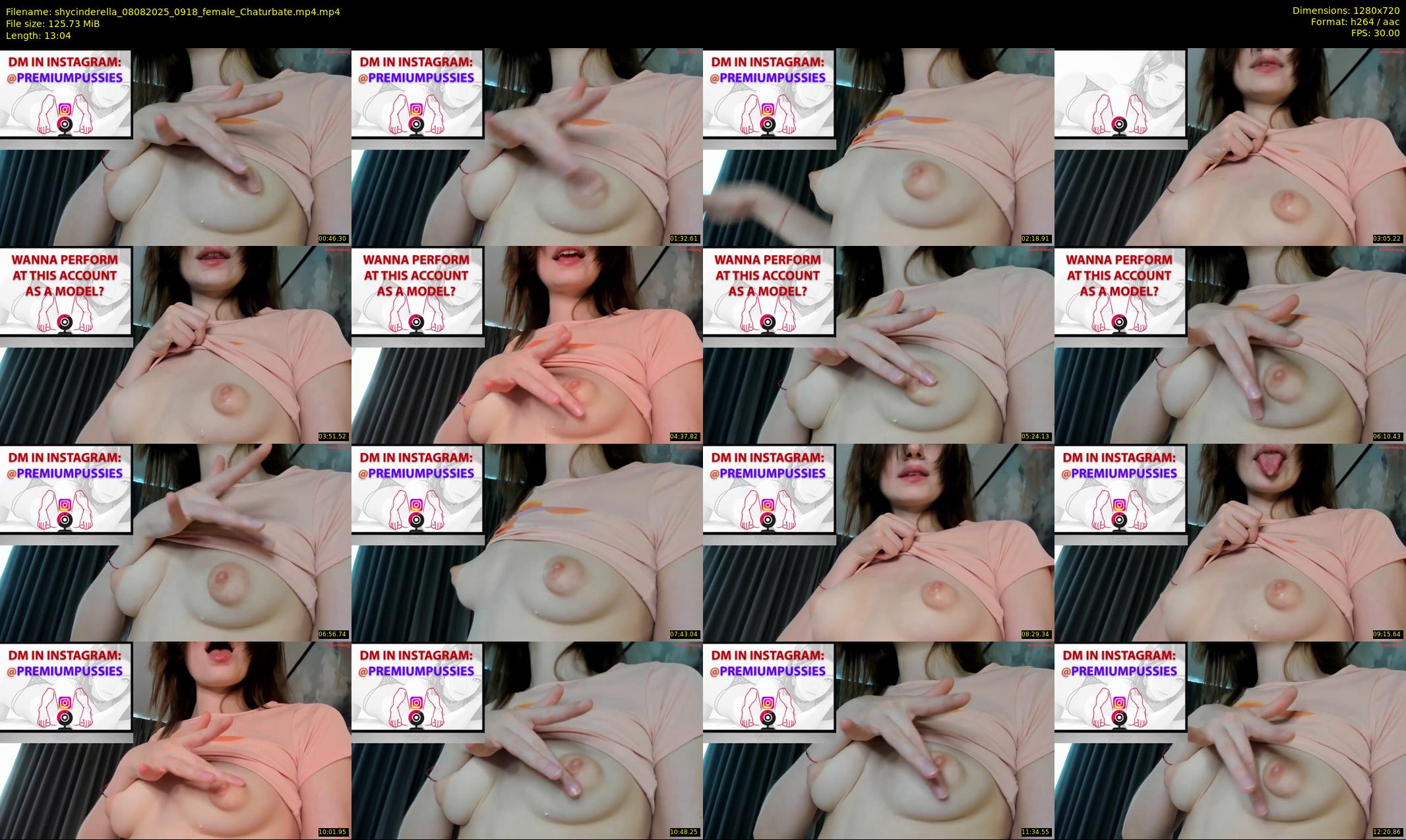 shycinderella — 14 minute Chaturbate female cam show recording, 720p, Aug 8, 2025