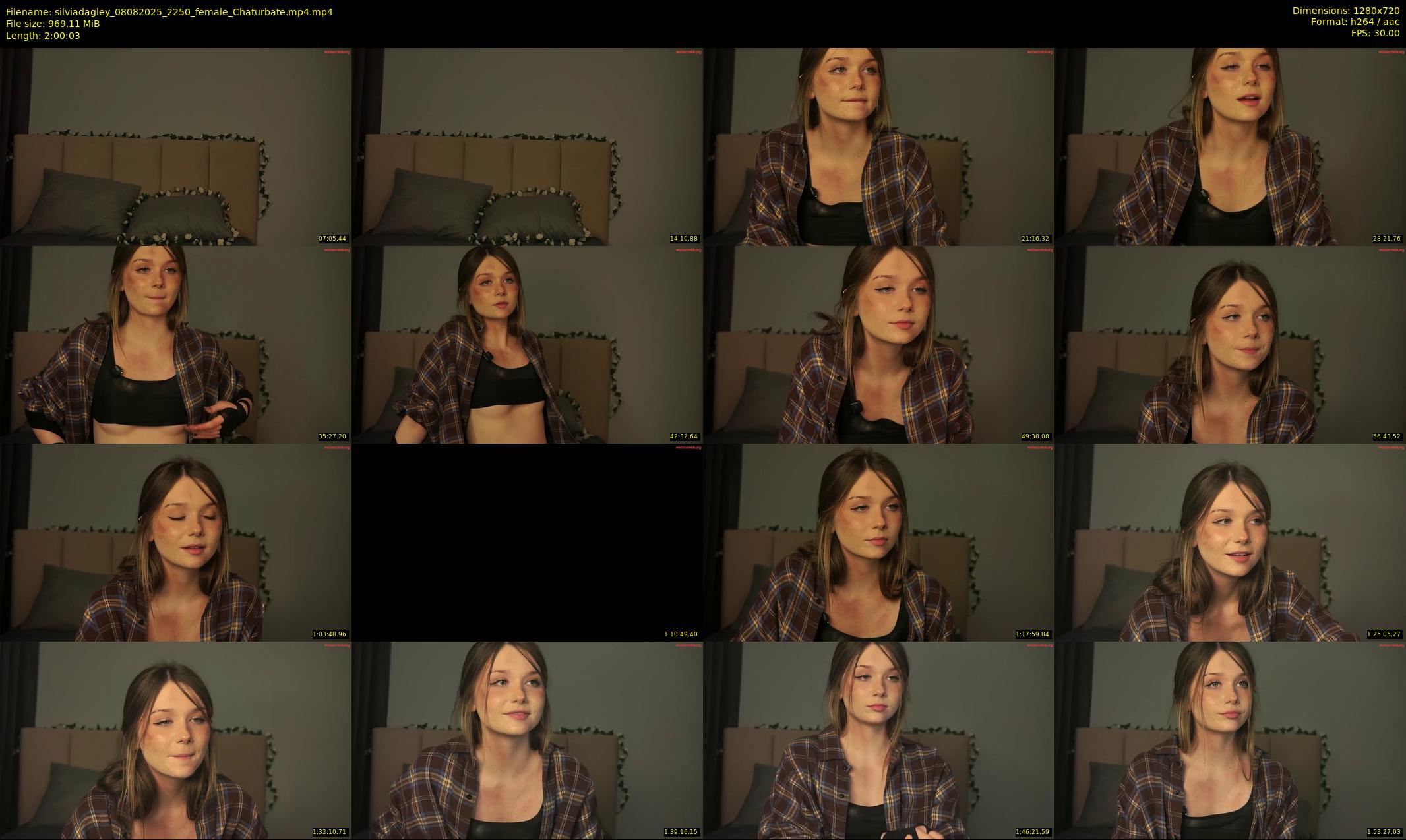 silviadagley — 121 minute Chaturbate female cam show recording, 720p, Aug 8, 2025