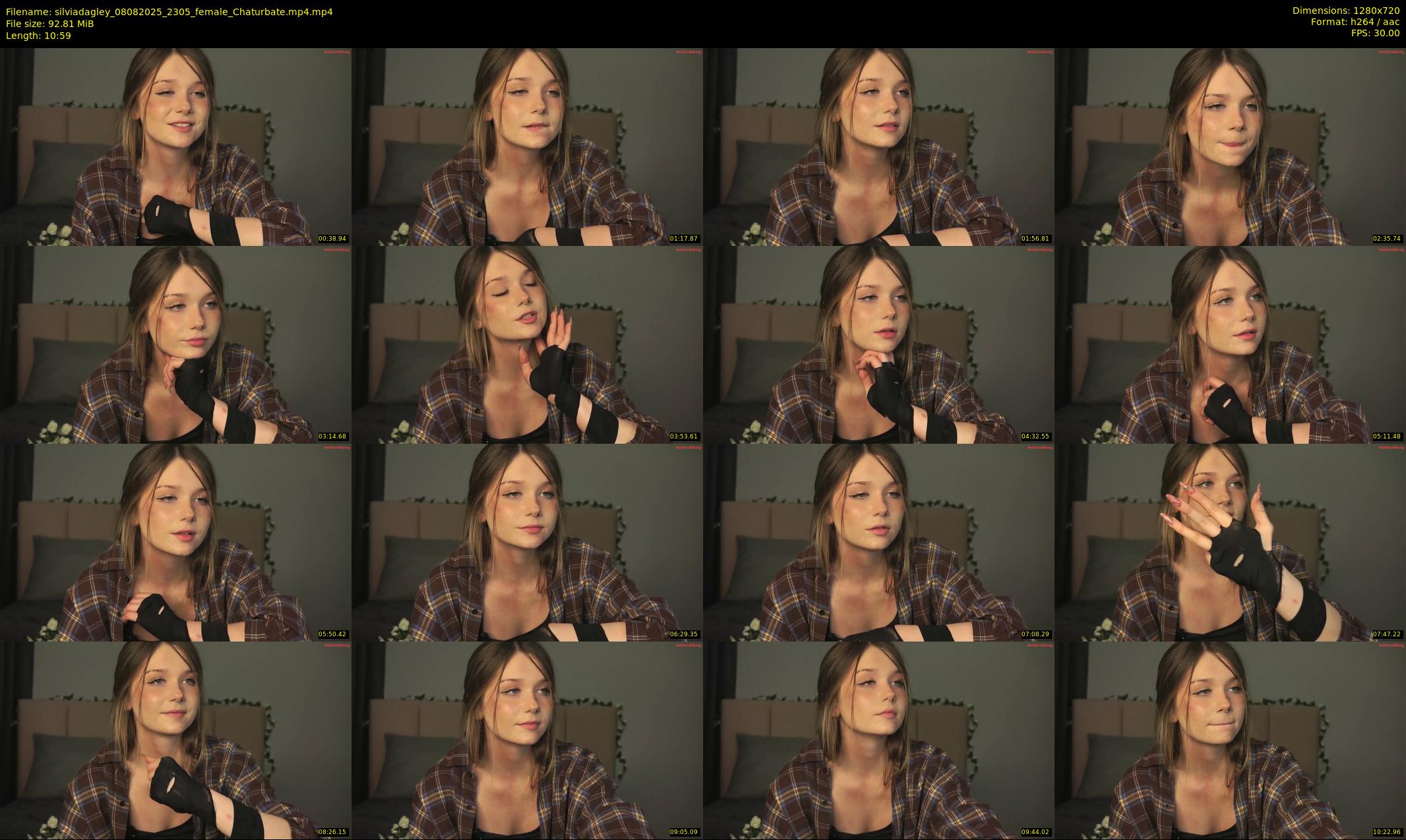 silviadagley — 11 minute Chaturbate female cam show recording, 720p, Aug 8, 2025