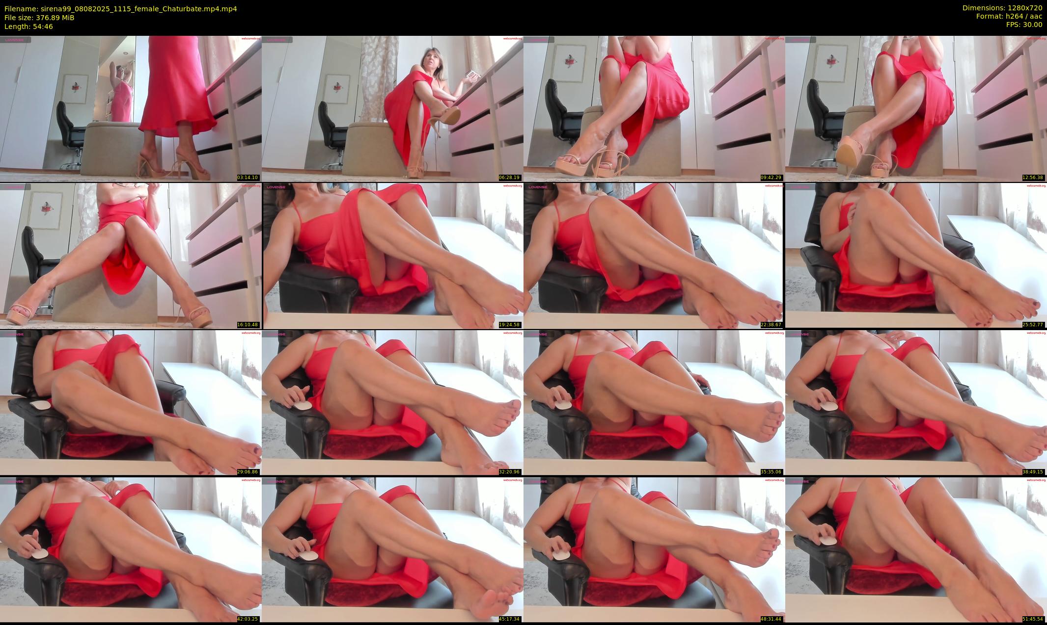 sirena99 — 55 minute Chaturbate female cam show recording, 720p, Aug 8, 2025