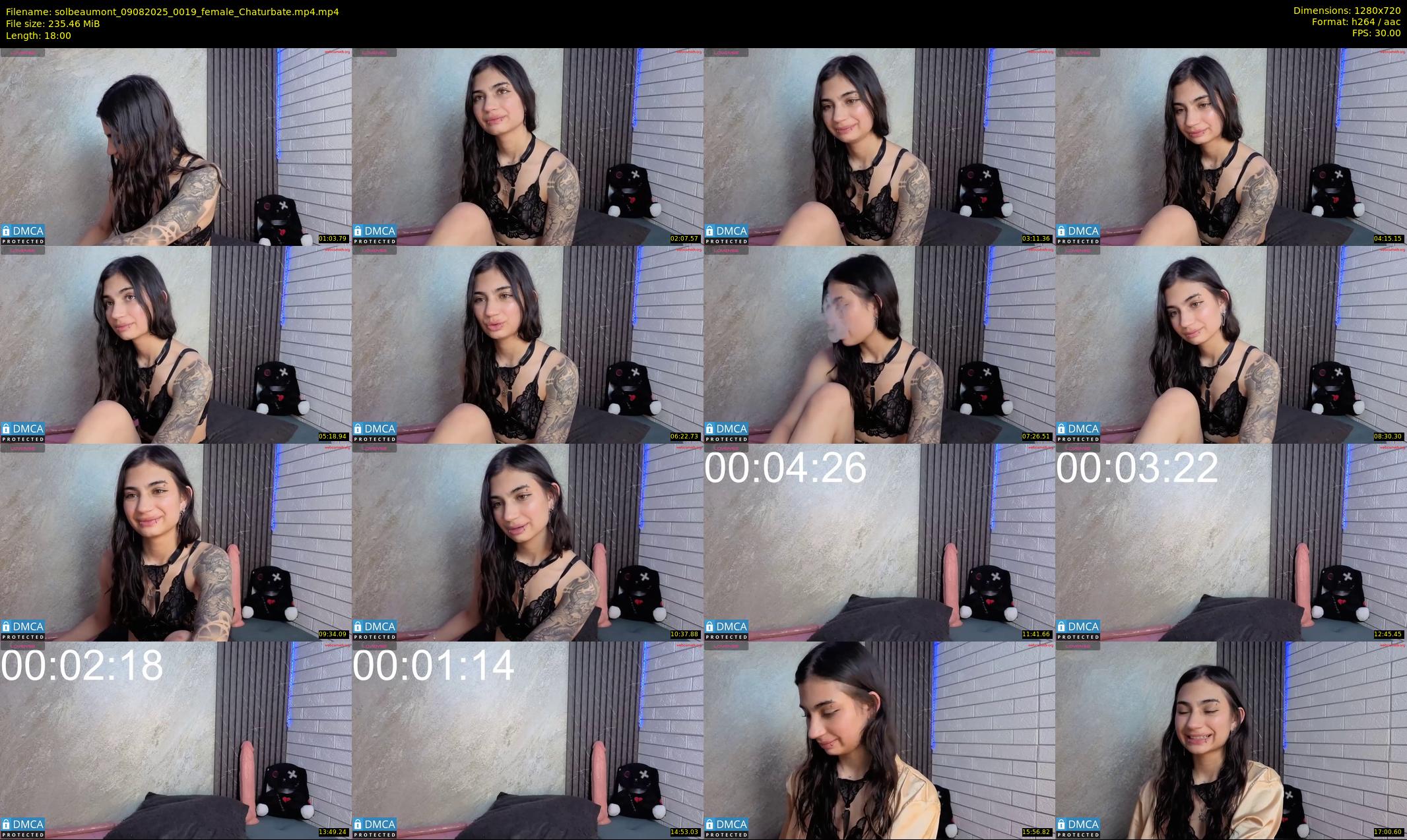 solbeaumont — 18 minute Chaturbate female cam show recording, 720p, Aug 9, 2025