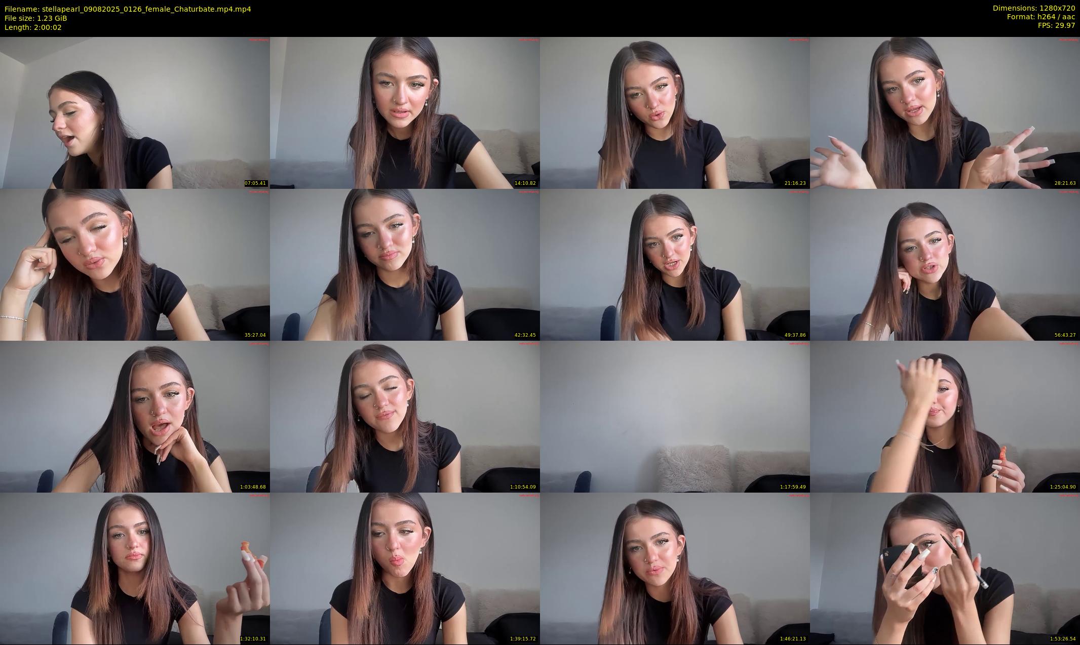 stellapearl — 121 minute Chaturbate female cam show recording, 720p, Aug 9, 2025