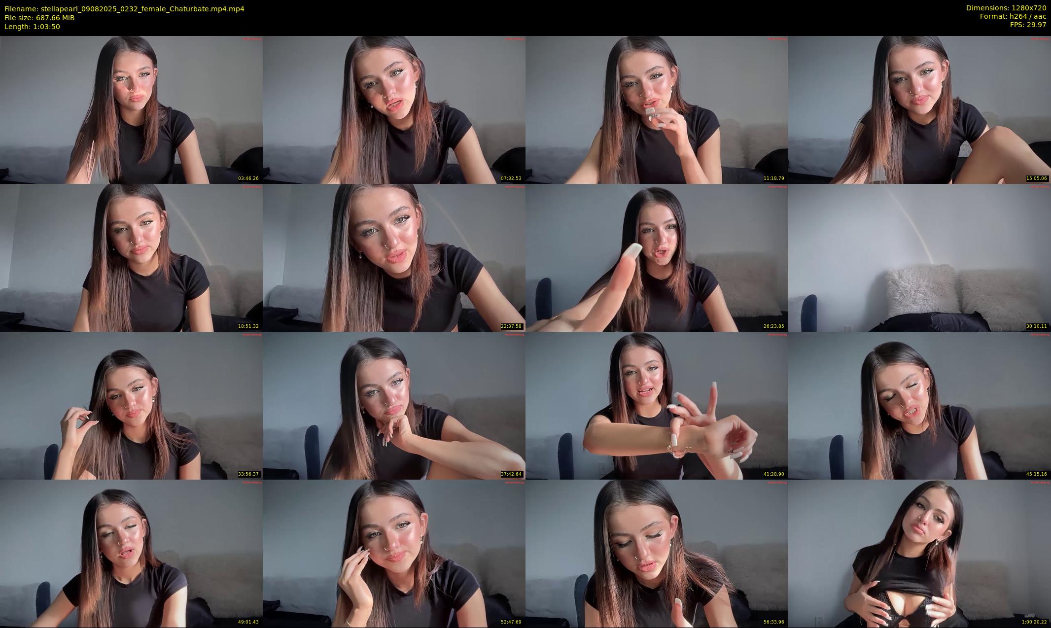 stellapearl — 64 minute Chaturbate female cam show recording, 720p, Aug 9, 2025