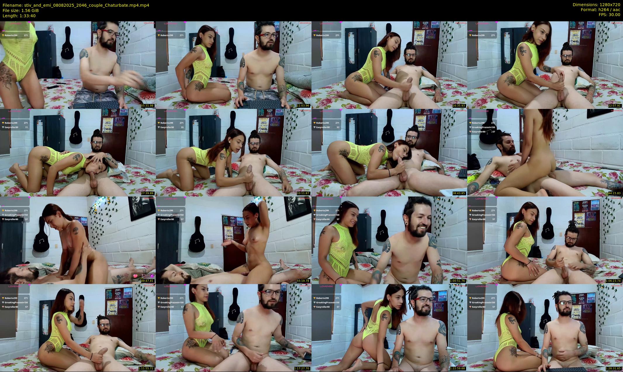 stiv_and_emi — 94 minute Chaturbate couple cam show recording, 720p, Aug 8, 2025