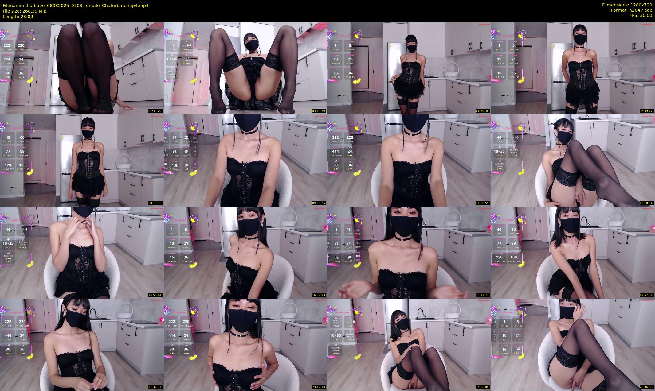 thaibooo — 29 minute Chaturbate female cam show recording, 720p, Aug 8, 2025