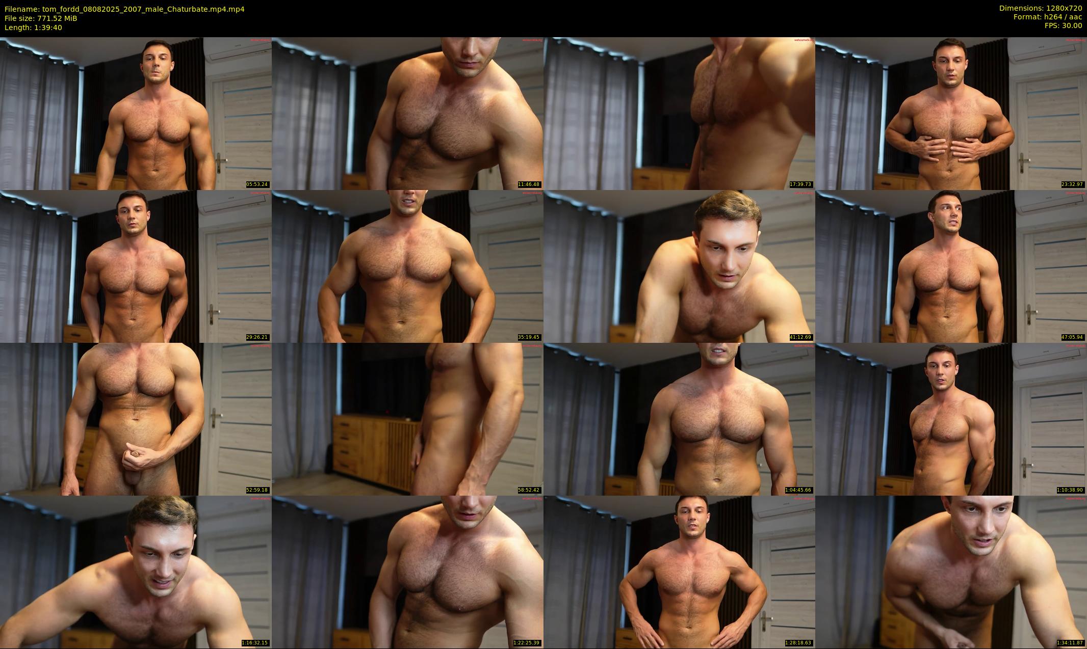 tom_fordd — 100 minute Chaturbate male cam show recording, 720p, Aug 8, 2025