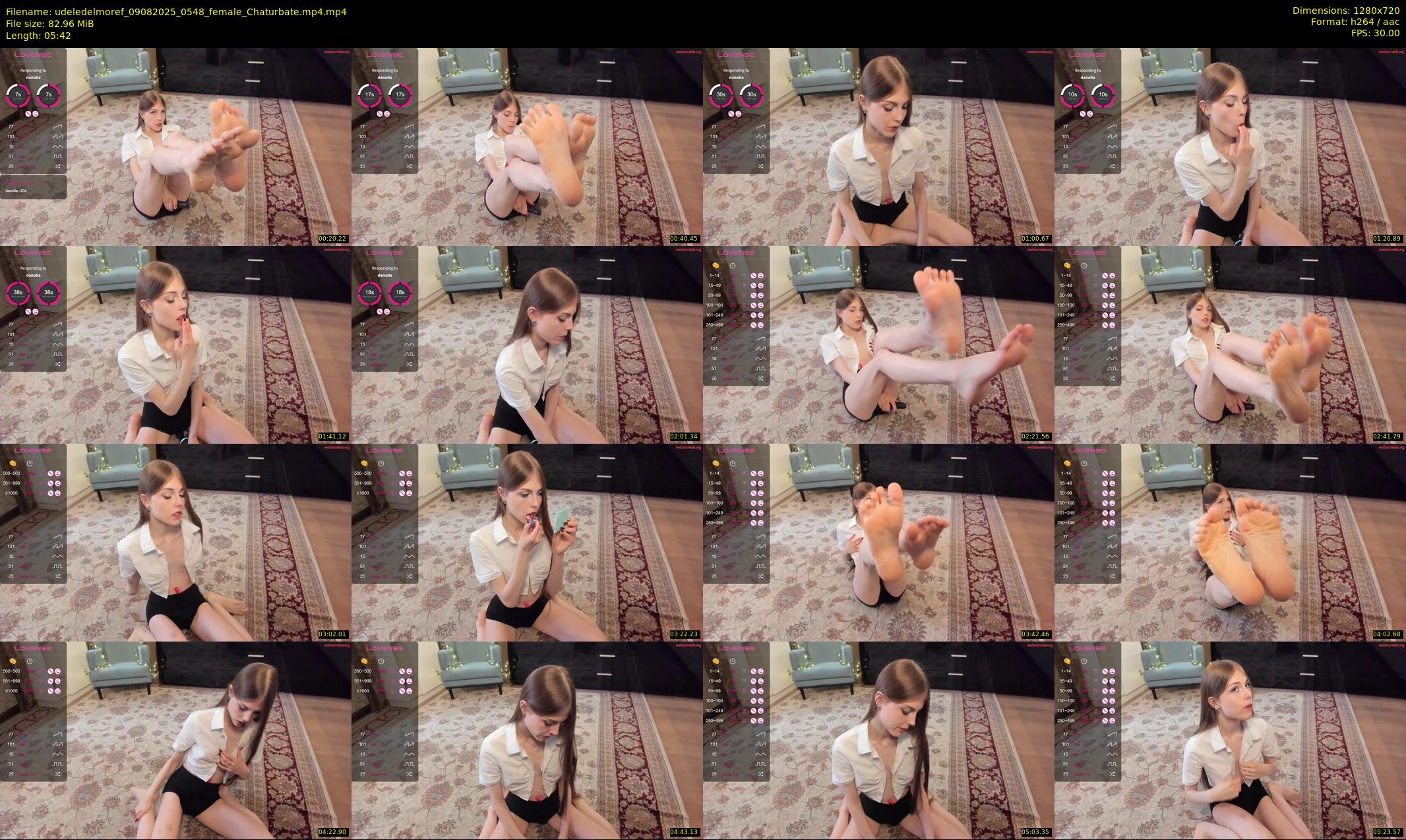 udeledelmoref — 6 minute Chaturbate female cam show recording, 720p, Aug 9, 2025