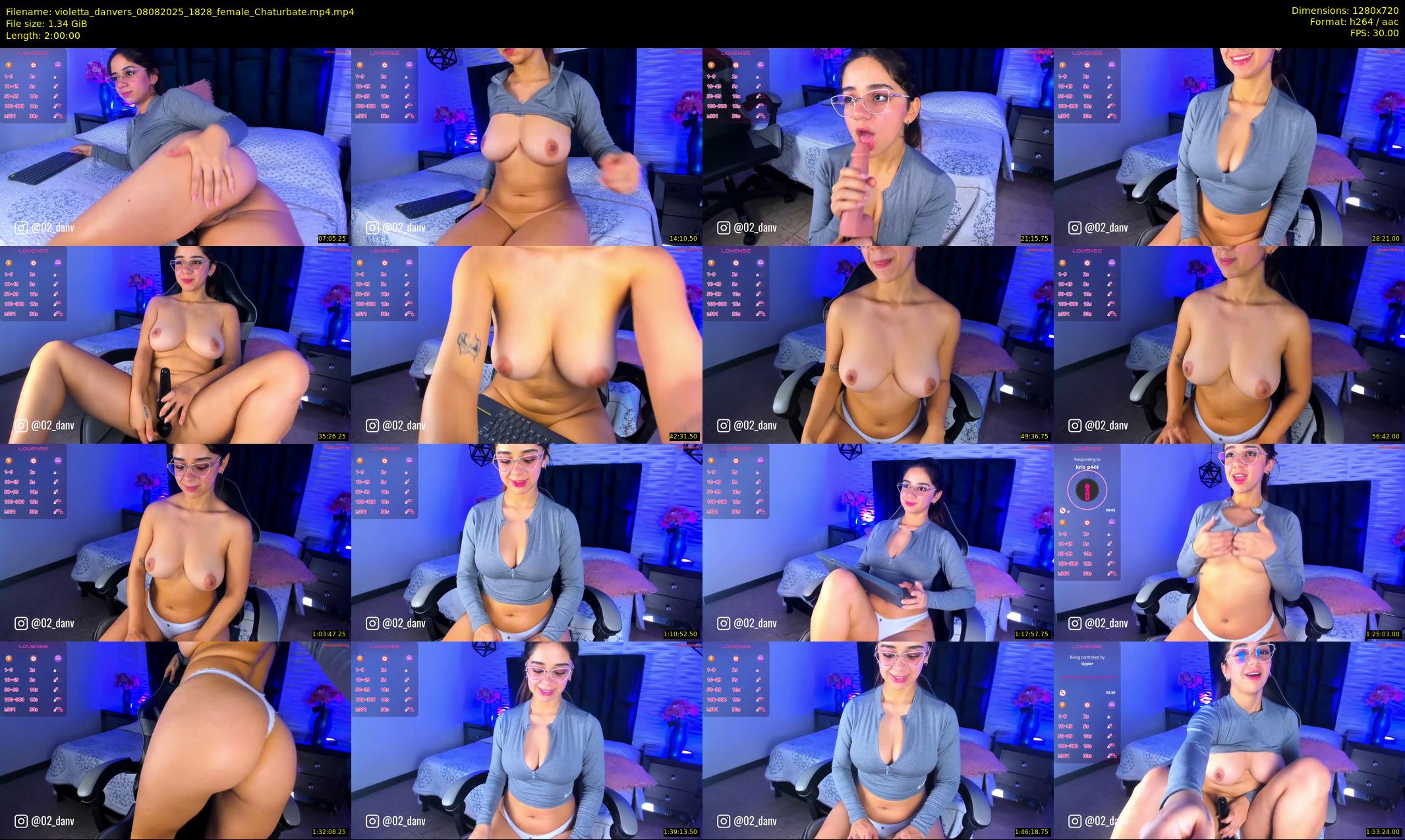 violetta_danvers — 120 minute Chaturbate female cam show recording, 720p, Aug 8, 2025