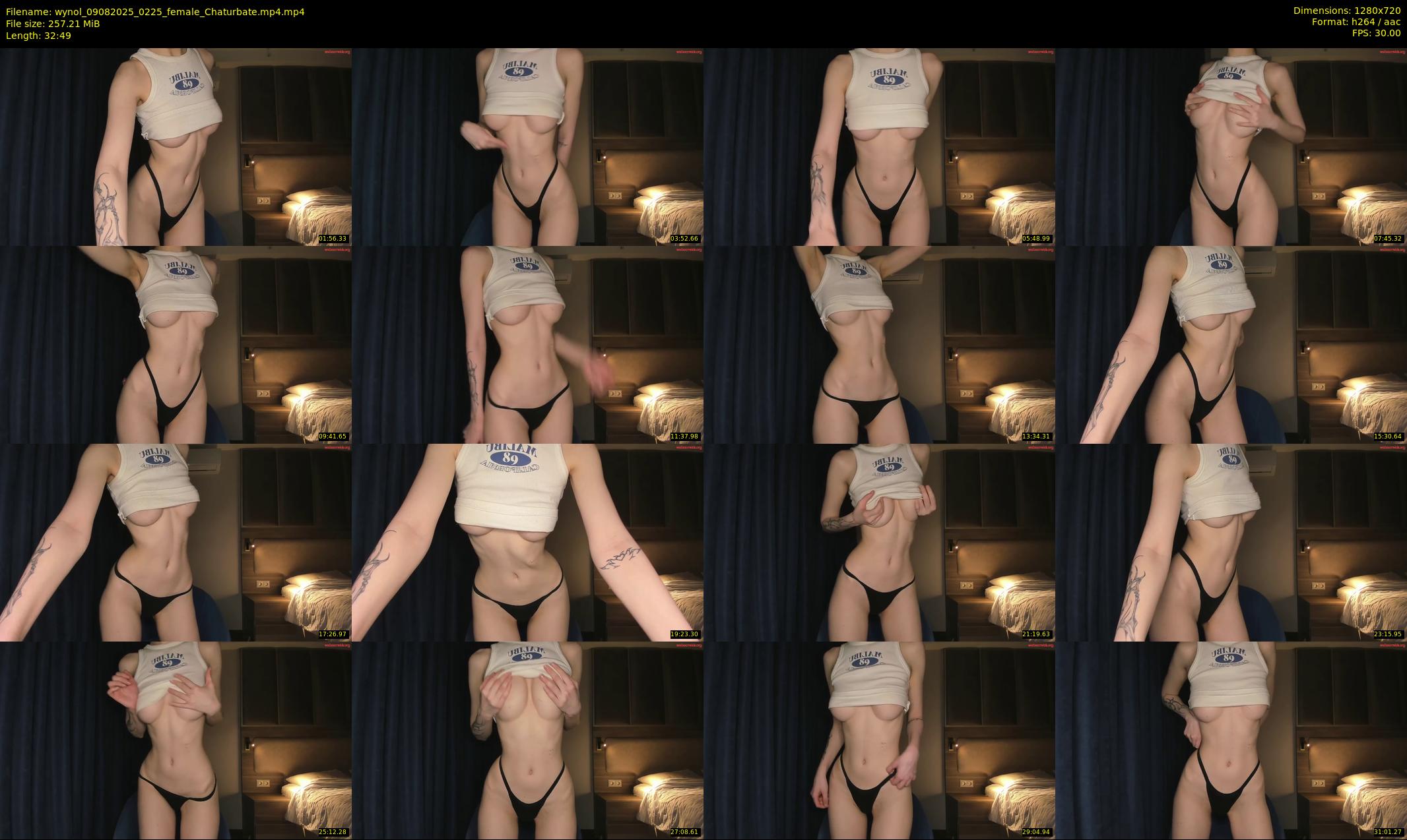 wynol — 33 minute Chaturbate female cam show recording, 720p, Aug 9, 2025