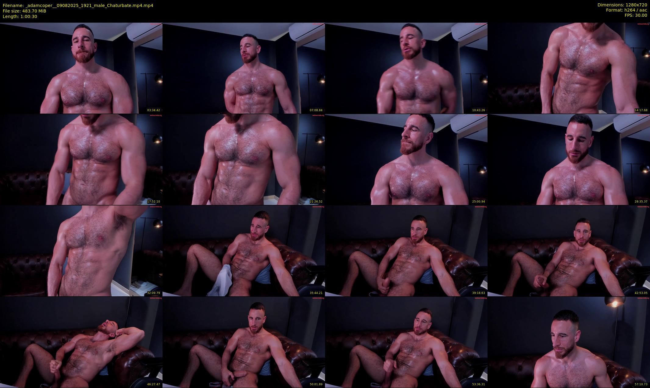 _adamcoper_ — 61 minute Chaturbate male cam show recording, 720p, Aug 9, 2025