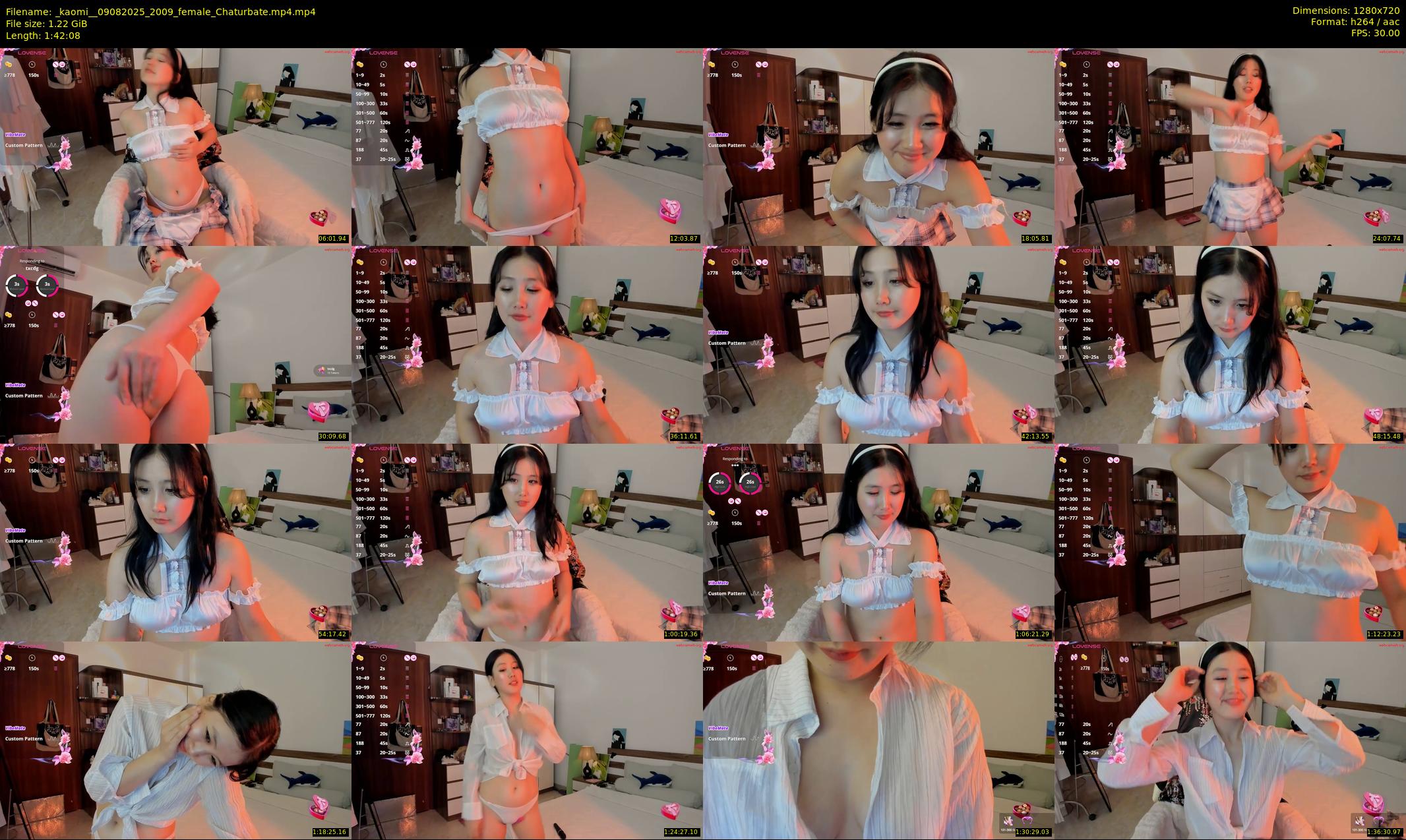 _kaomi_ — 103 minute Chaturbate female cam show recording, 720p, Aug 9, 2025