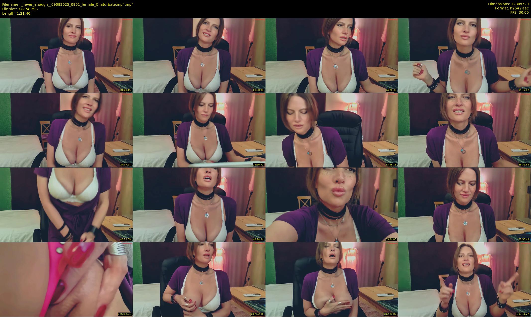 _never_enough_ — 82 minute Chaturbate female cam show recording, 720p, Aug 9, 2025
