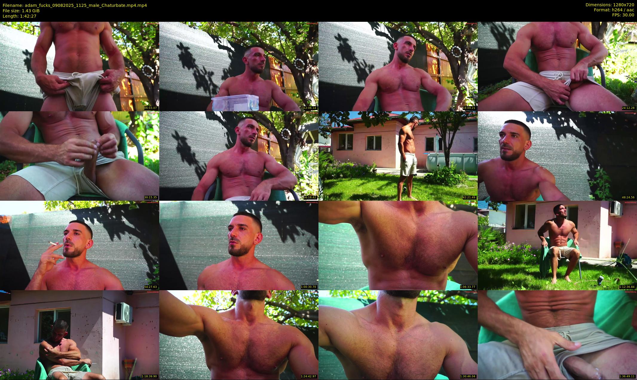 adam_fucks — 103 minute Chaturbate male cam show recording, 720p, Aug 9, 2025