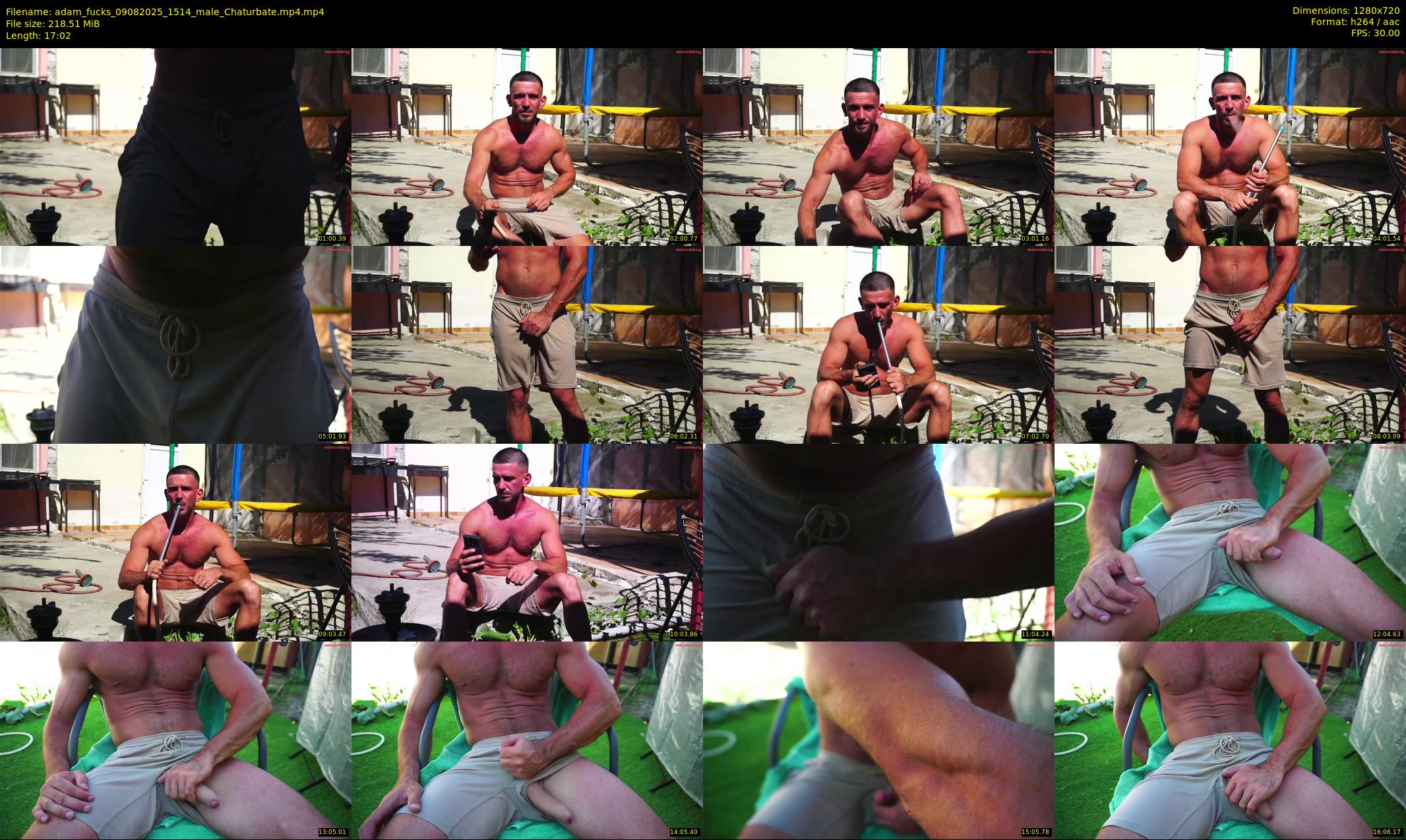 adam_fucks — 18 minute Chaturbate male cam show recording, 720p, Aug 9, 2025