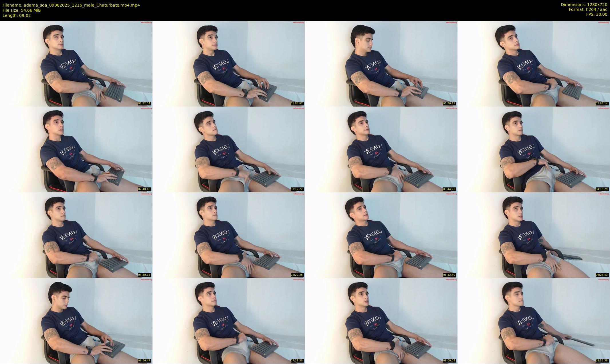 adama_soa — 10 minute Chaturbate male cam show recording, 720p, Aug 9, 2025