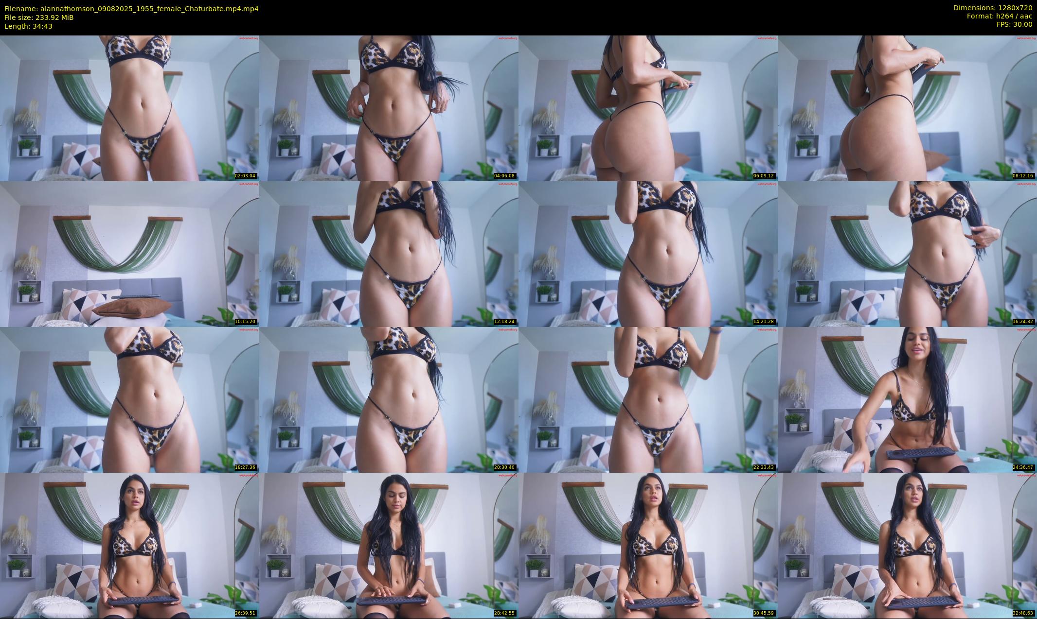 alannathomson — 35 minute Chaturbate female cam show recording, 720p, Aug 9, 2025